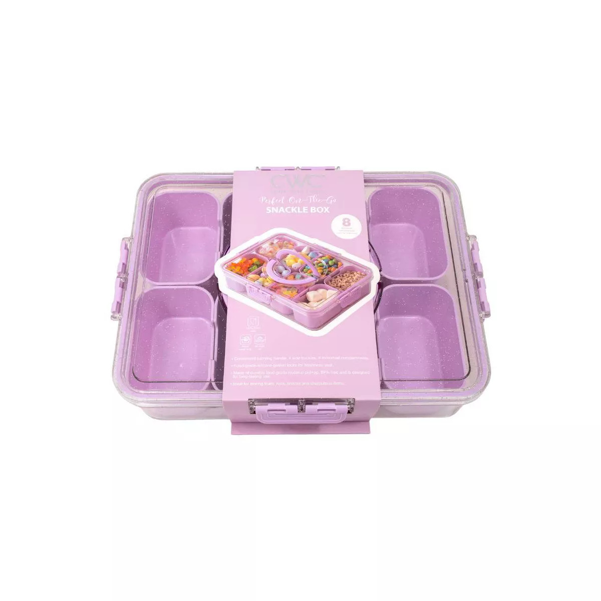 Cook With Color Sparkle Snack Box Food Storage Container | Target