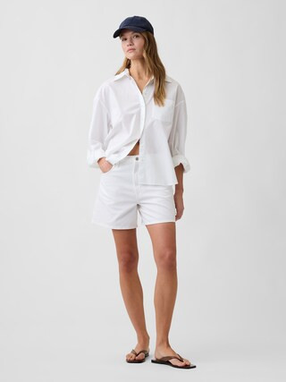 Denim Midi Shorts | Gap Factory