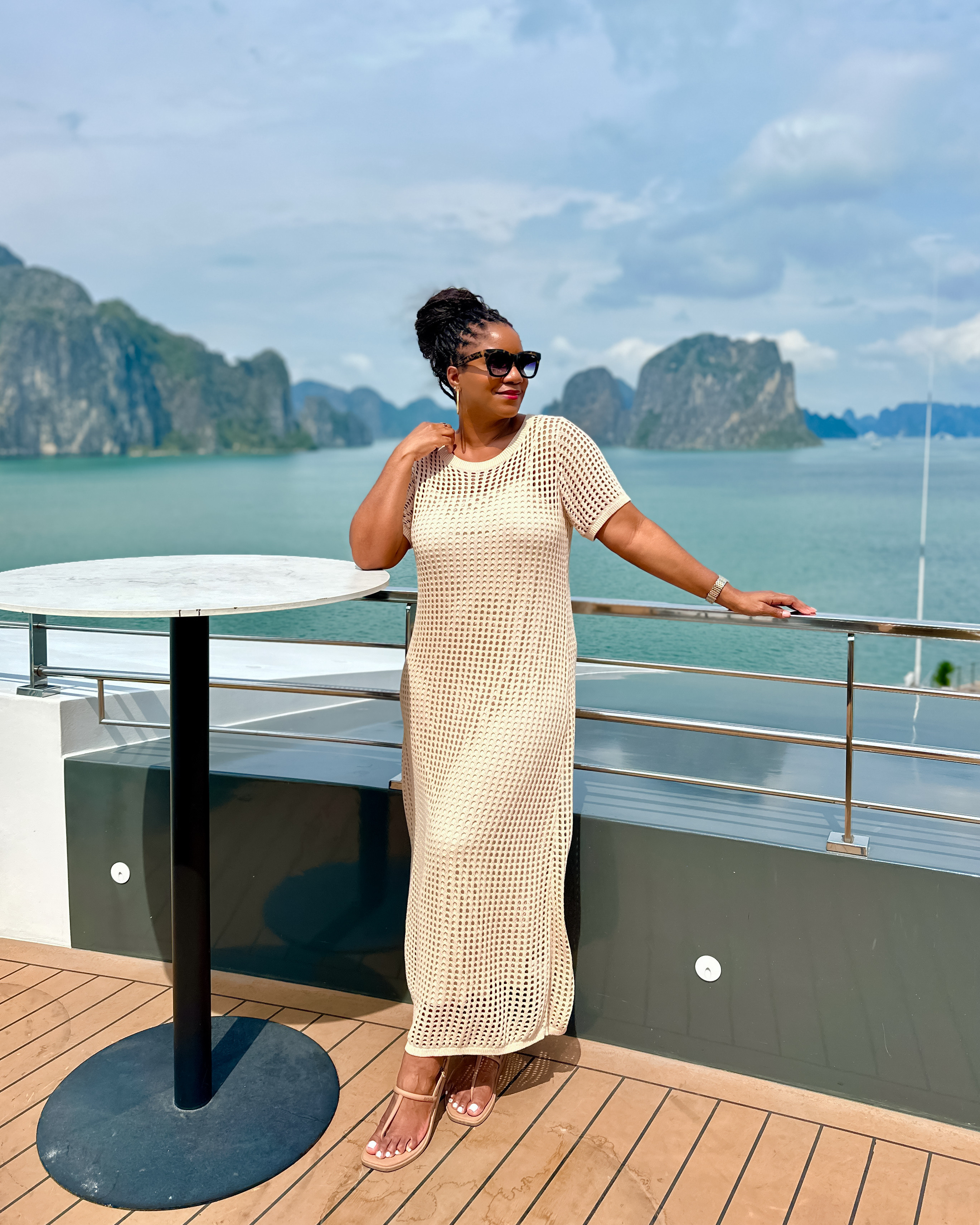  Received so many compliments on this cover up dress and felt so confident in it! Wearing size L! Amazon fashion / travel outfit / vacation outfit / crochet maxi dress / dresses with sleeves / Amazon casual wear / summer dress / travel look / beach dress / beach outfit / cruise outfit 

#LTKStyleTip #LTKSwim #LTKMidsize