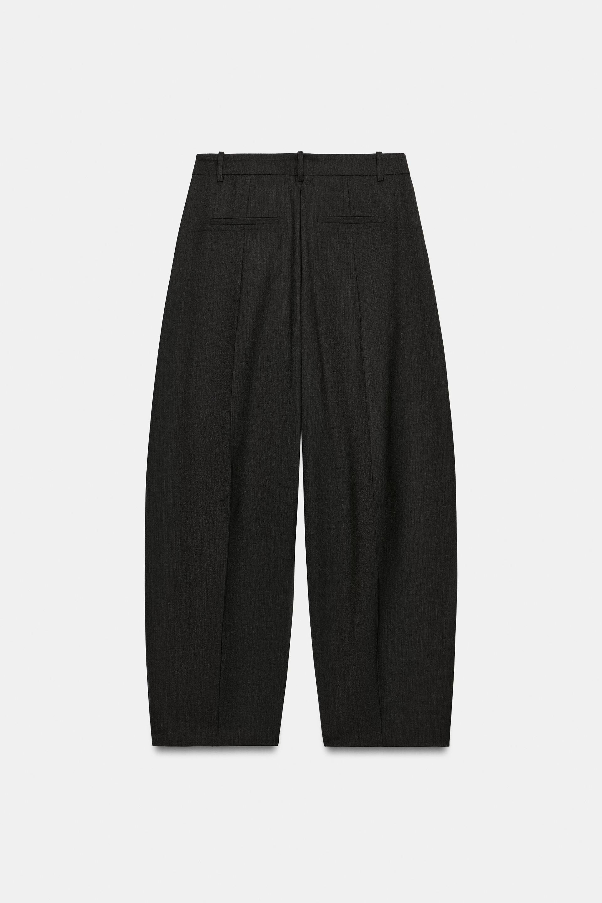 Zara - Zw Collection Balloon Trousers - Black - Xl - Woman | Zara Canada
