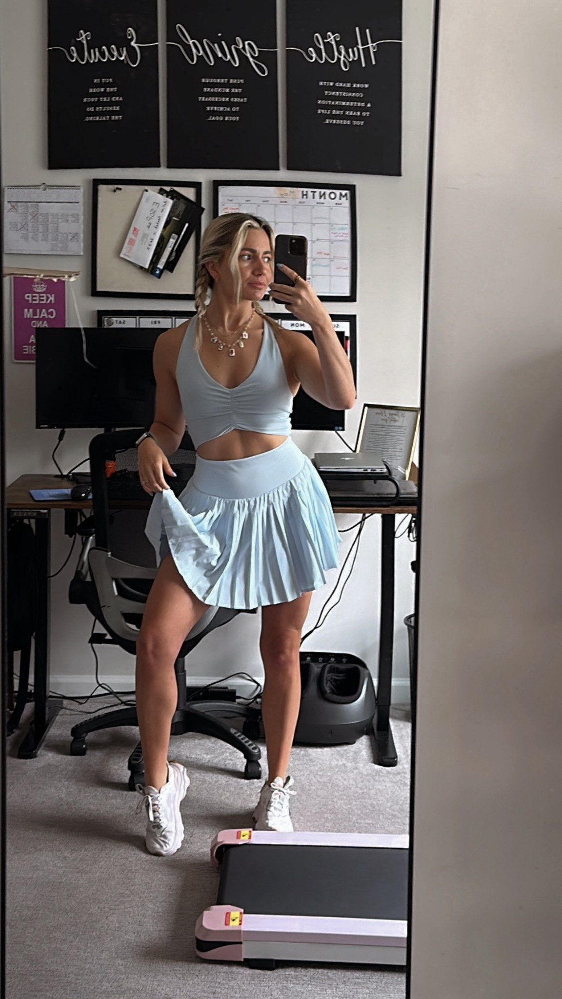 Wearing a small in this skirt (: the top is from #ParagonFitwear | code MAXWELL10 🤍