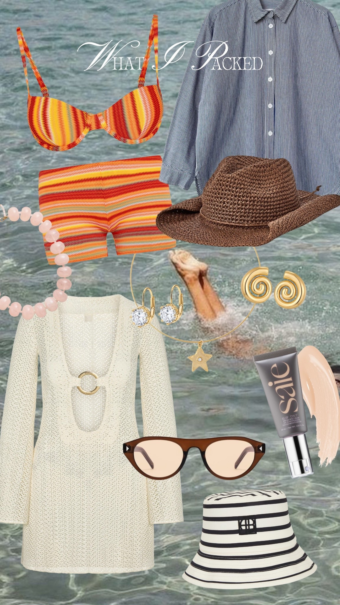 M/L in striped shirt   First time buying swim from Monday swimwear and I did a L bottom and V top based on the size chart. I think the bottoms ran a little big but I liked being pregnant. The top runs a little small I would size up if between! The size chart is super helpful tho 👍🏼 target cowboy hat! 

#lagunabeach #mondayswimwear #pregnant #pregnancy #secondtrimester #bresheppard #cowboyhat #babymoon


