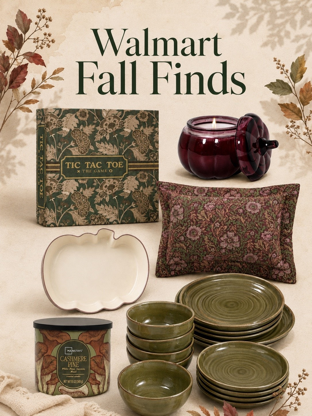 Walmart fall finds that look so much more expensive than they are! 🍂 I’m loving these rich greens, burgundy florals and cozy vintage-inspired details for adding warmth to your home this season. Shop everything through my LTK! 🤎

#WalmartFinds #WalmartHome #FallDecor #CozyHome #LTKHome

#LTKSeasonal #LTKmomlife