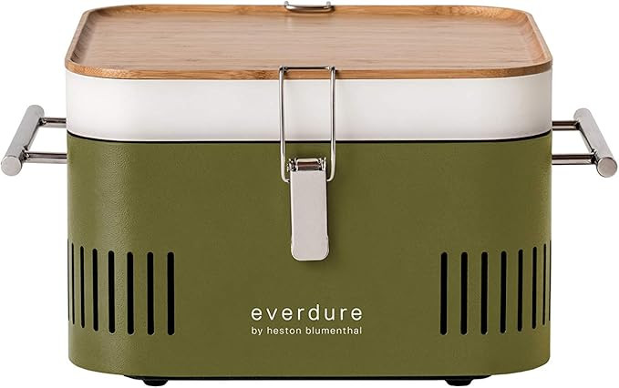 Everdure Cube Portable Charcoal Grill, Tabletop BBQ, Perfect Tailgate, Beach, Patio, or Camping G... | Amazon (US)