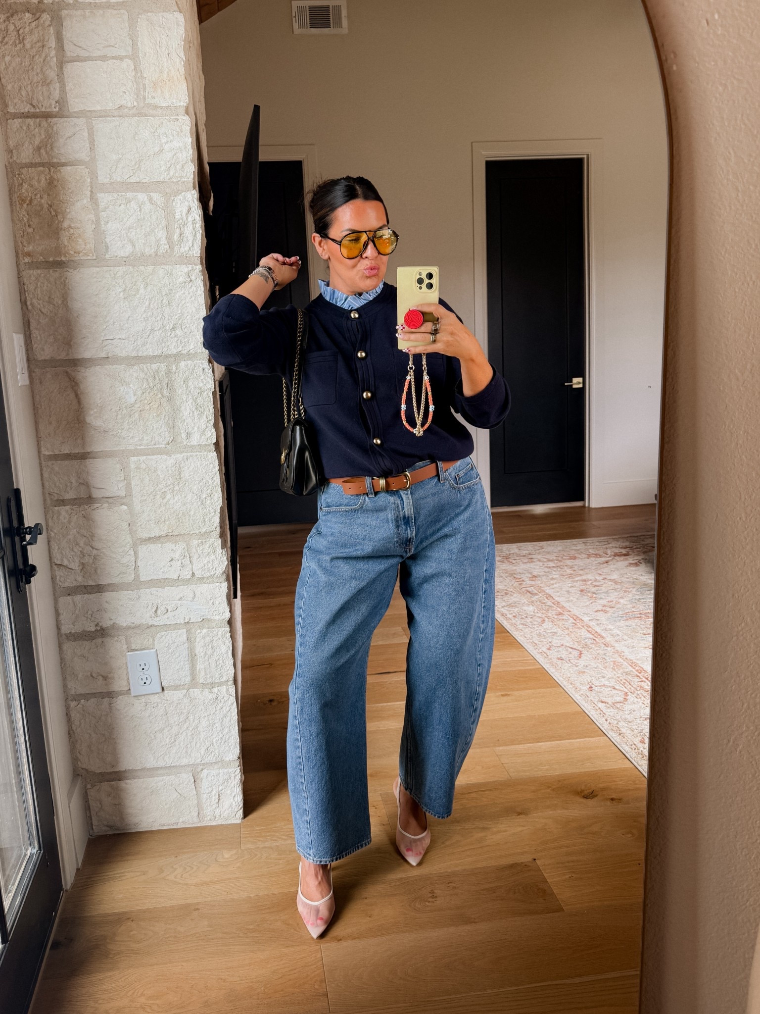 Preppy Pinterest Recreation and I LOVE!
Top (all one piece) : XL
Abercrombie Barrel: TTS (wearing a 32 and they are a little baggy)
Shoes are 😮‍💨



#LTKMidsize #LTKStyleTip #LTKFindsUnder50