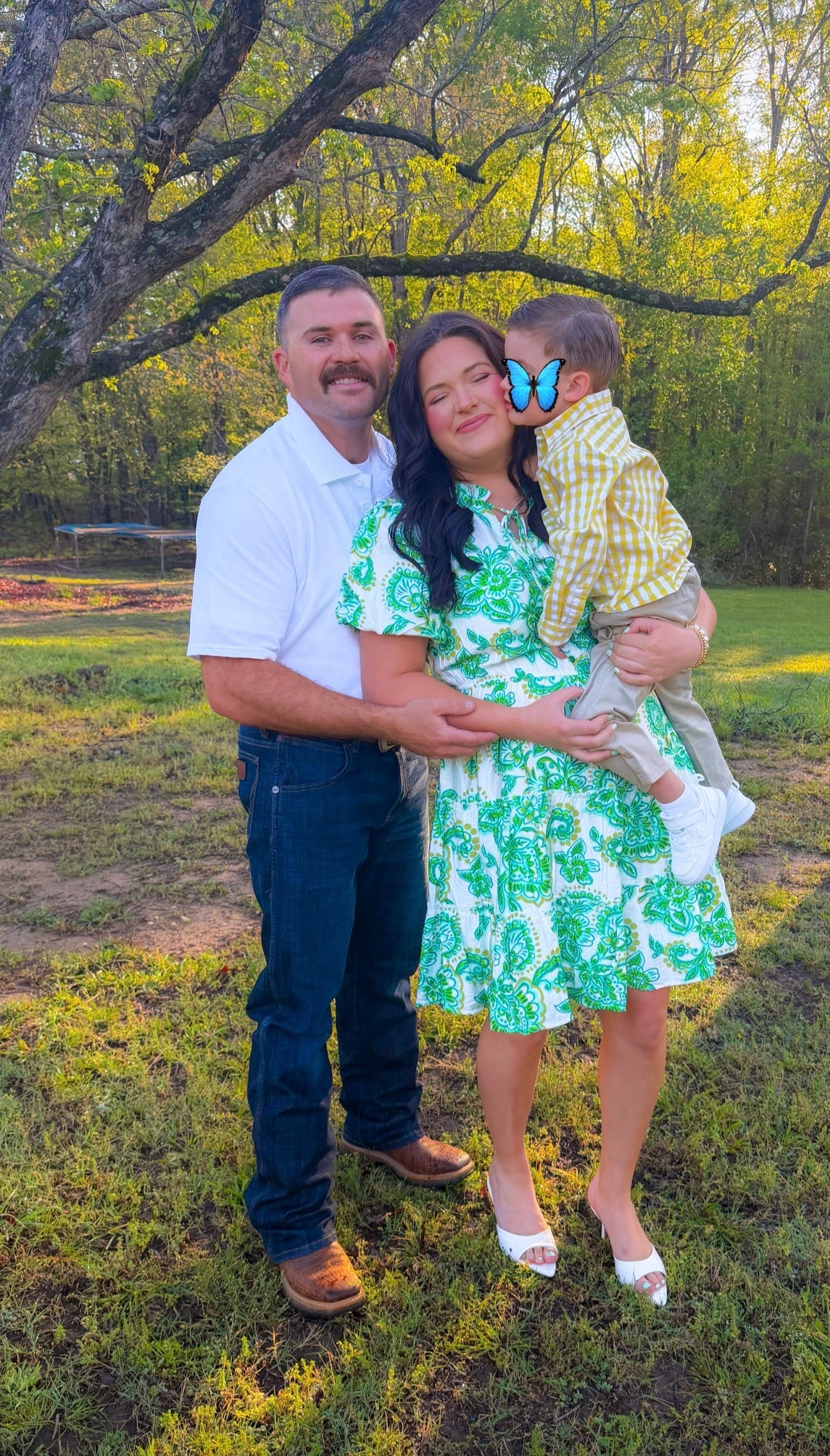 Spring / Summer family outfits 🦋💚✨🌷 #family #familyoutfits #kidoitfit #menoutfit #dadfit #toddlerfit #momstyle