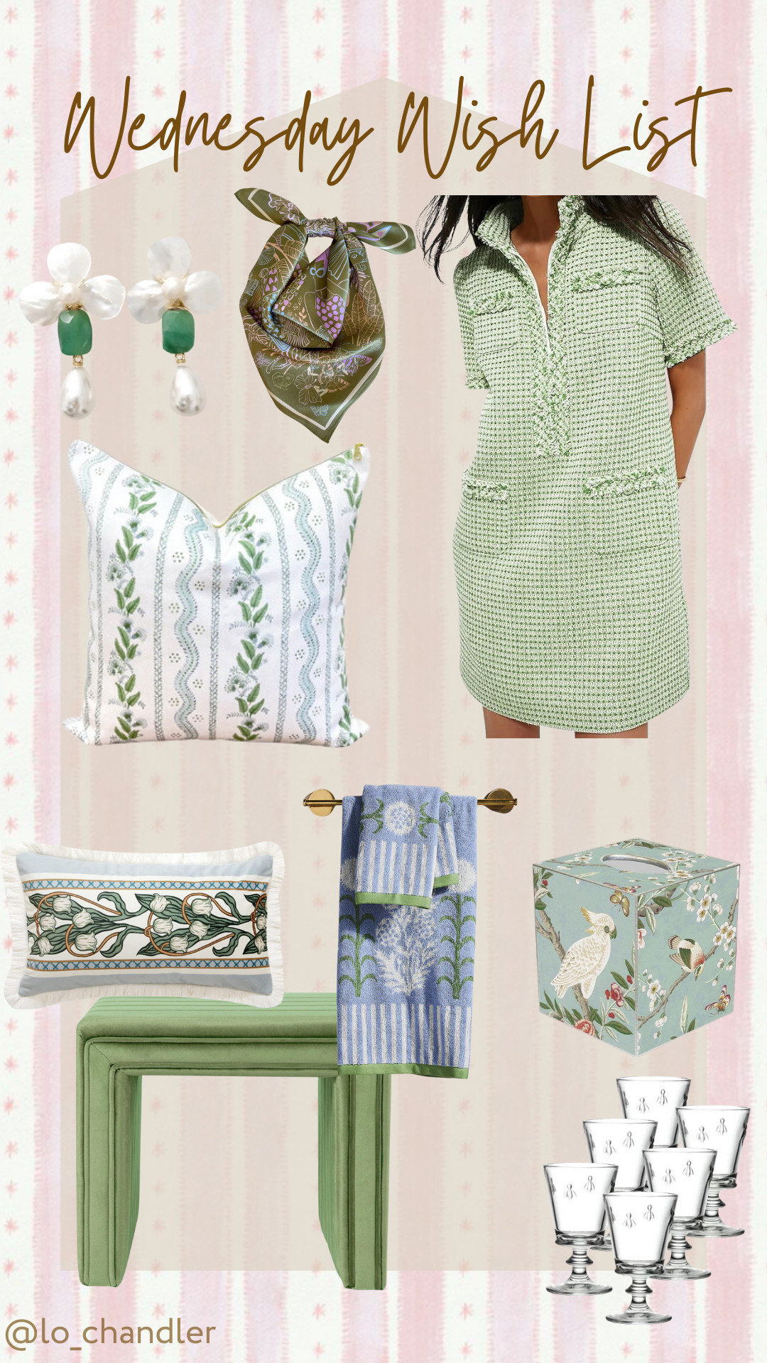 Wednesday Wishlist! Trying to channel spring time with all of these fun colors



spring home decor
spring dress
springoutfit
home decor
spring ear rings
home 
dress 

 #LTKHome #LTKFindsUnder100 #LTKStyleTip