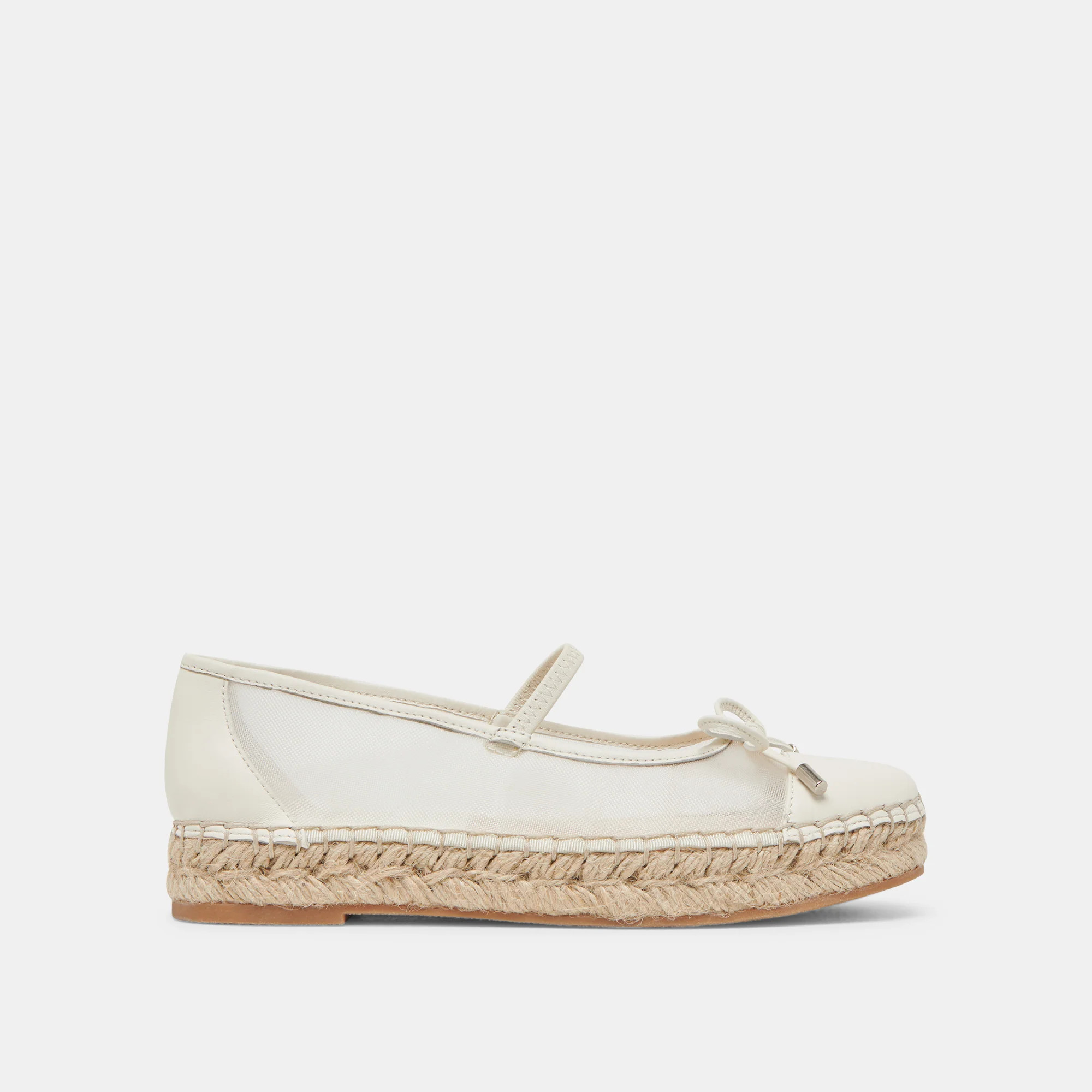 CAMBRE BALLET FLATS WHITE MESH | DolceVita.com