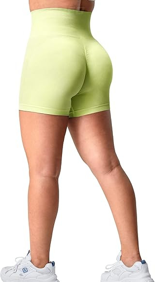 YEOREO Amplify Scrunch Workout Shorts for Women Bright Summer Colors Intensify Running Gym Yoga S... | Amazon (US)