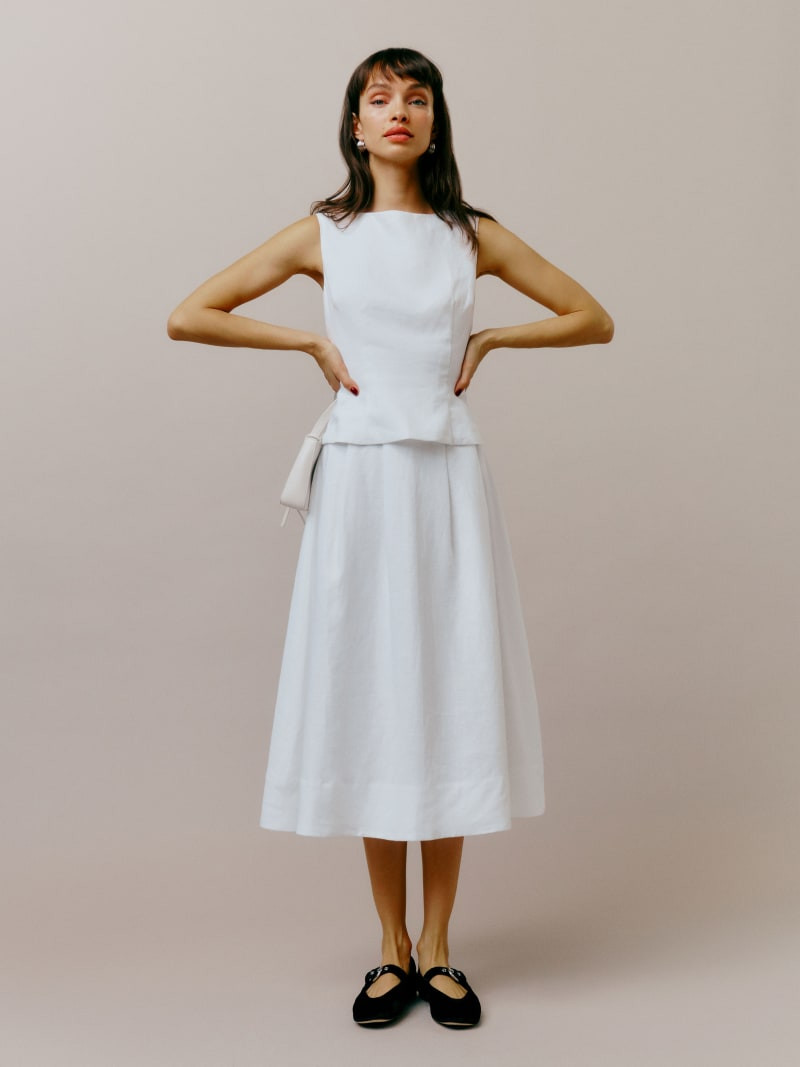 Moya Linen Two Piece | Reformation (Global)