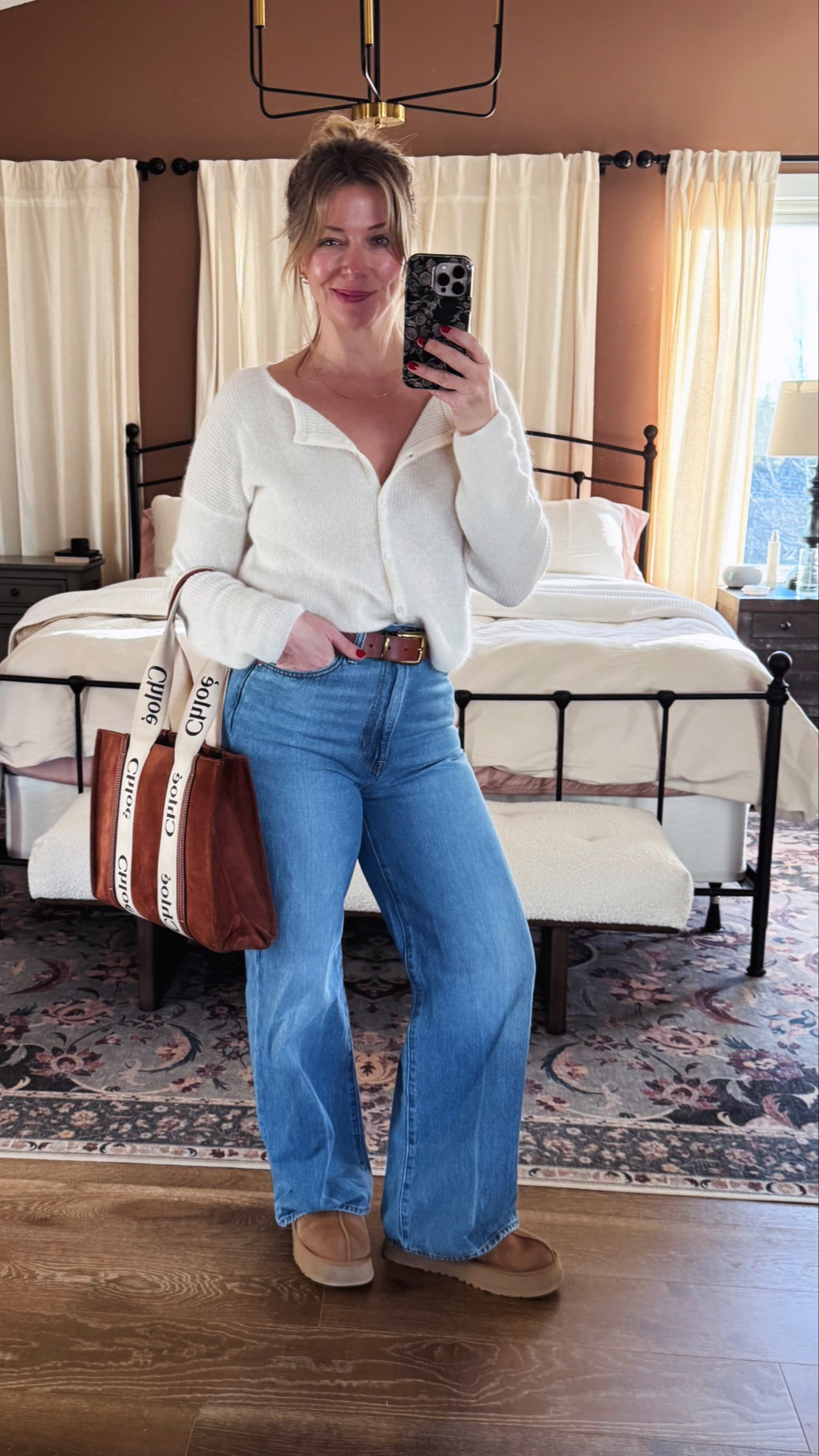 I wear a size 29 in these jeans! 

 

#LTKOver40 #LTKootd #LTKdayinmylife