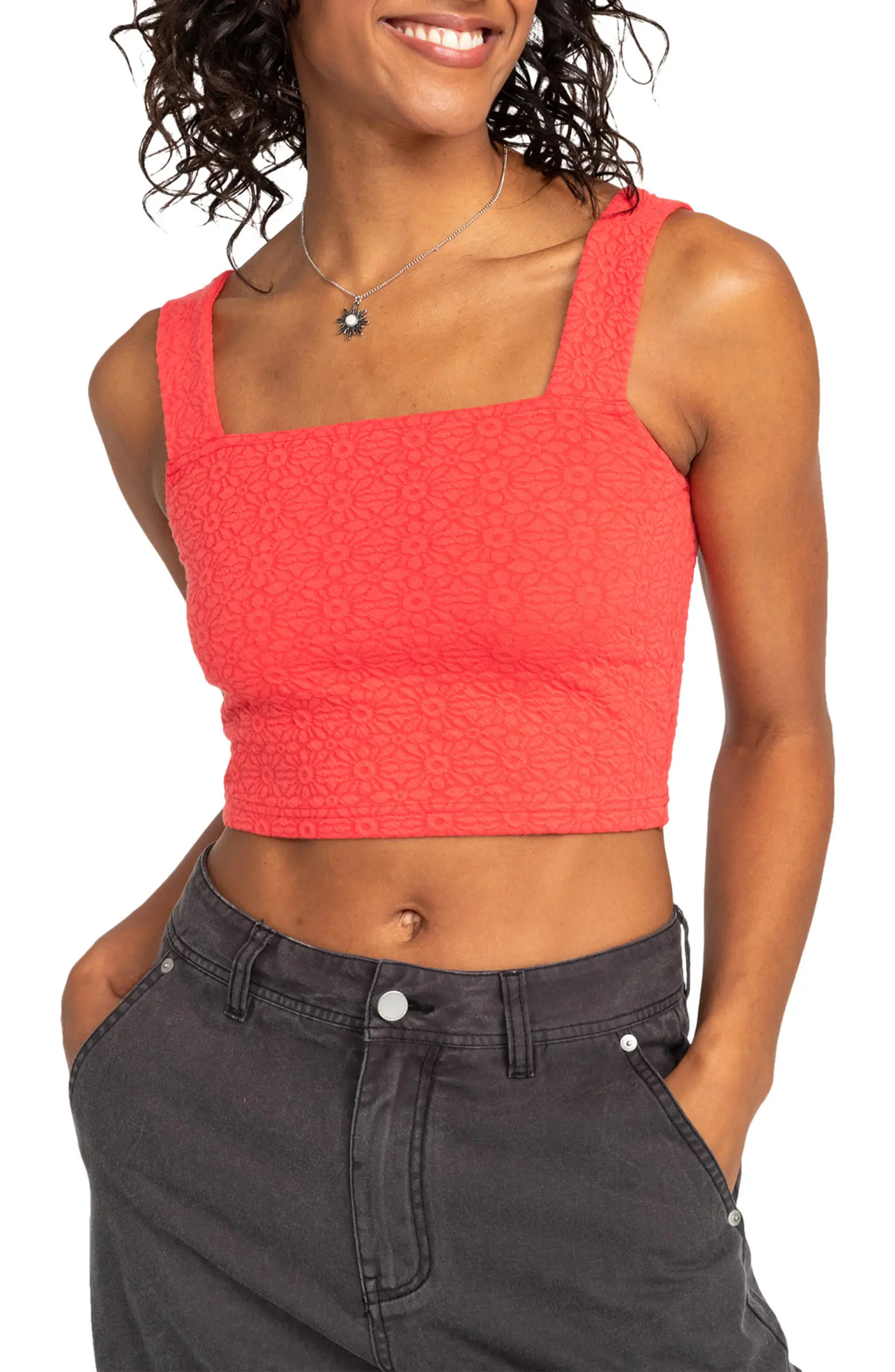 Floral Crop Tank Top | Nordstrom