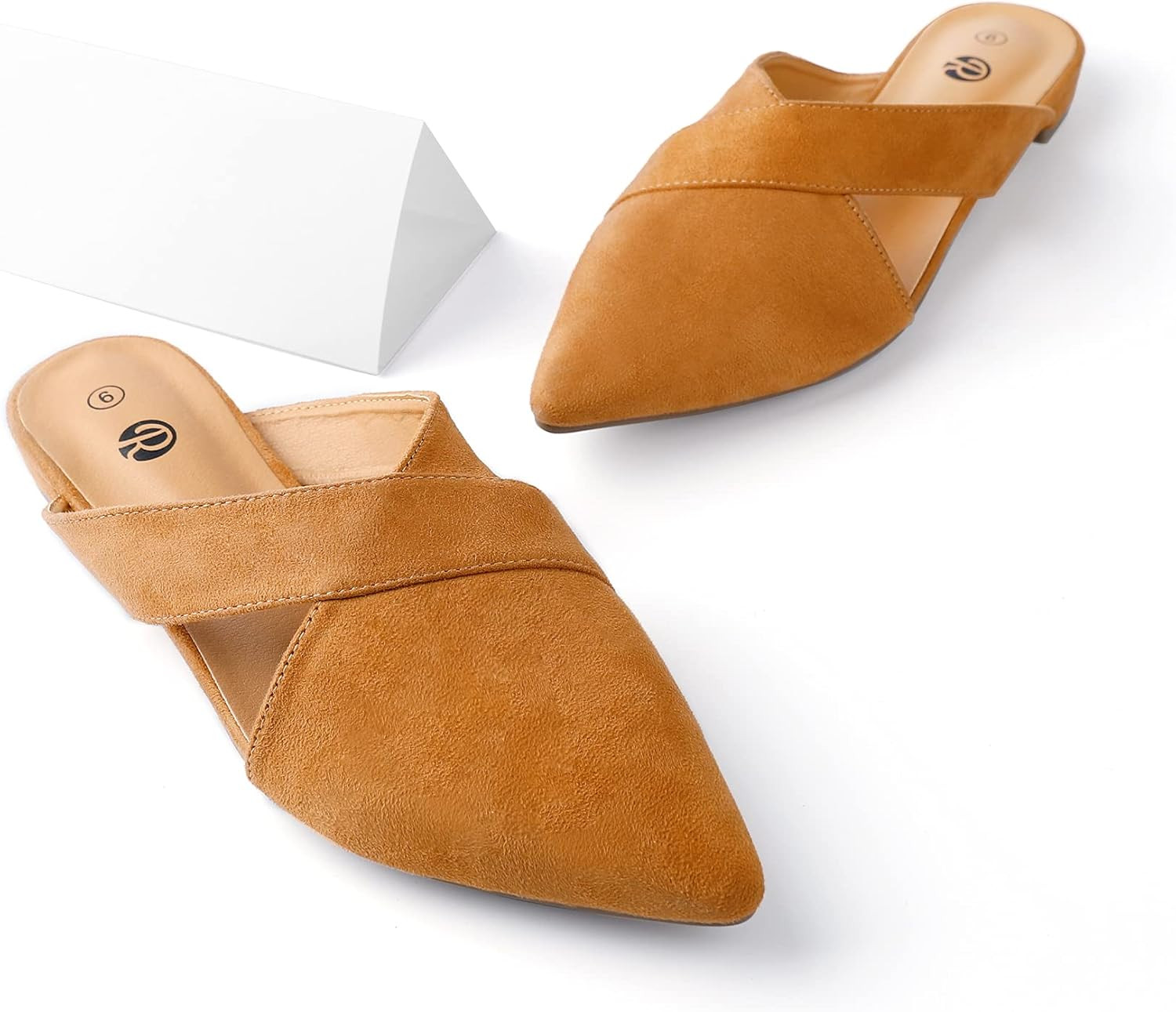 Rekayla Women’s Mules Closed Pointed Toe Backless Loafer Shoes for Women | Amazon (US)