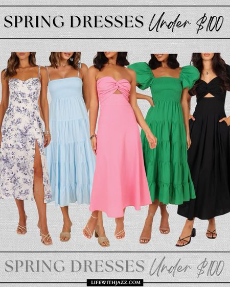 Spring dresses under $100 🌸

- also linked to some accessories & shoes I recommend to style with these 

Spring dresses / summer dresses / maxi dress / midi dress / floral dress / colorful dress / petal and pup 

#LTKwedding #LTKSeasonal