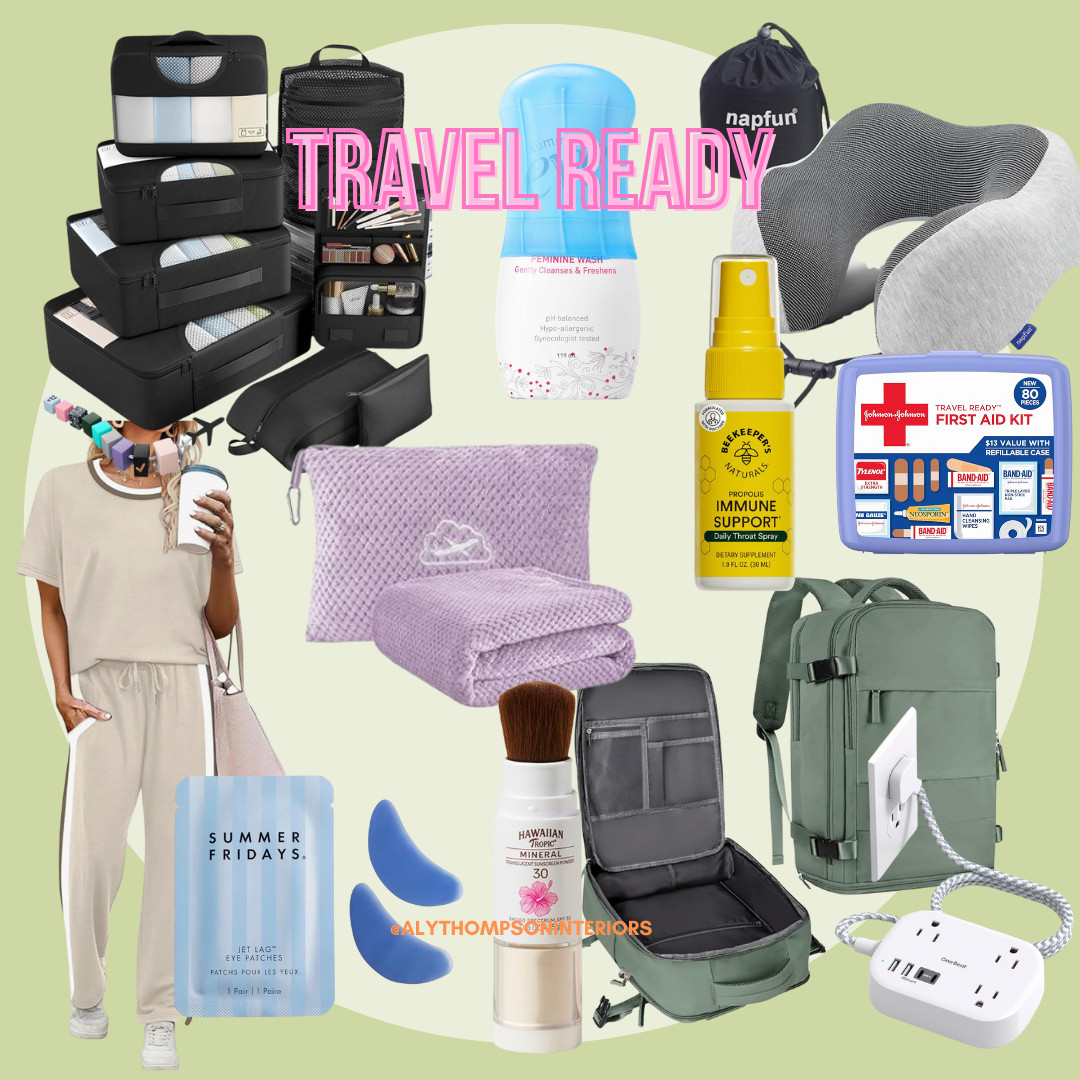 Spring Break | Spring Break Essentials | Travel Ready | Travel Essentials | Packing Cubes | Travel Set | Summer Fridays | Mineral Sunscreen | BeeKeepers | First Aid Kit | Travel Backpack | Travel Neck Pillows 

 #LTKvlog #LTKSaleAlert #LTKTravel