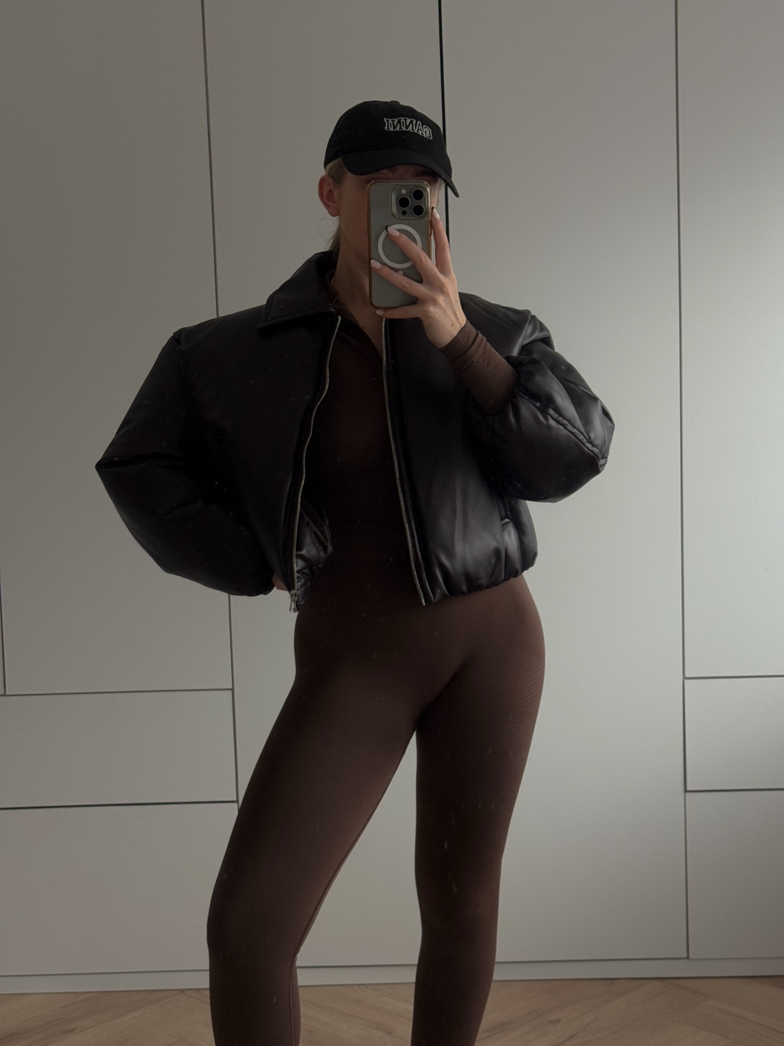 Acne bomber jacket dupe 👏🏻

Tala leggings, brown gym leggings, ganni cap 

#LTKfitness #LTKstyletip #LTKuk