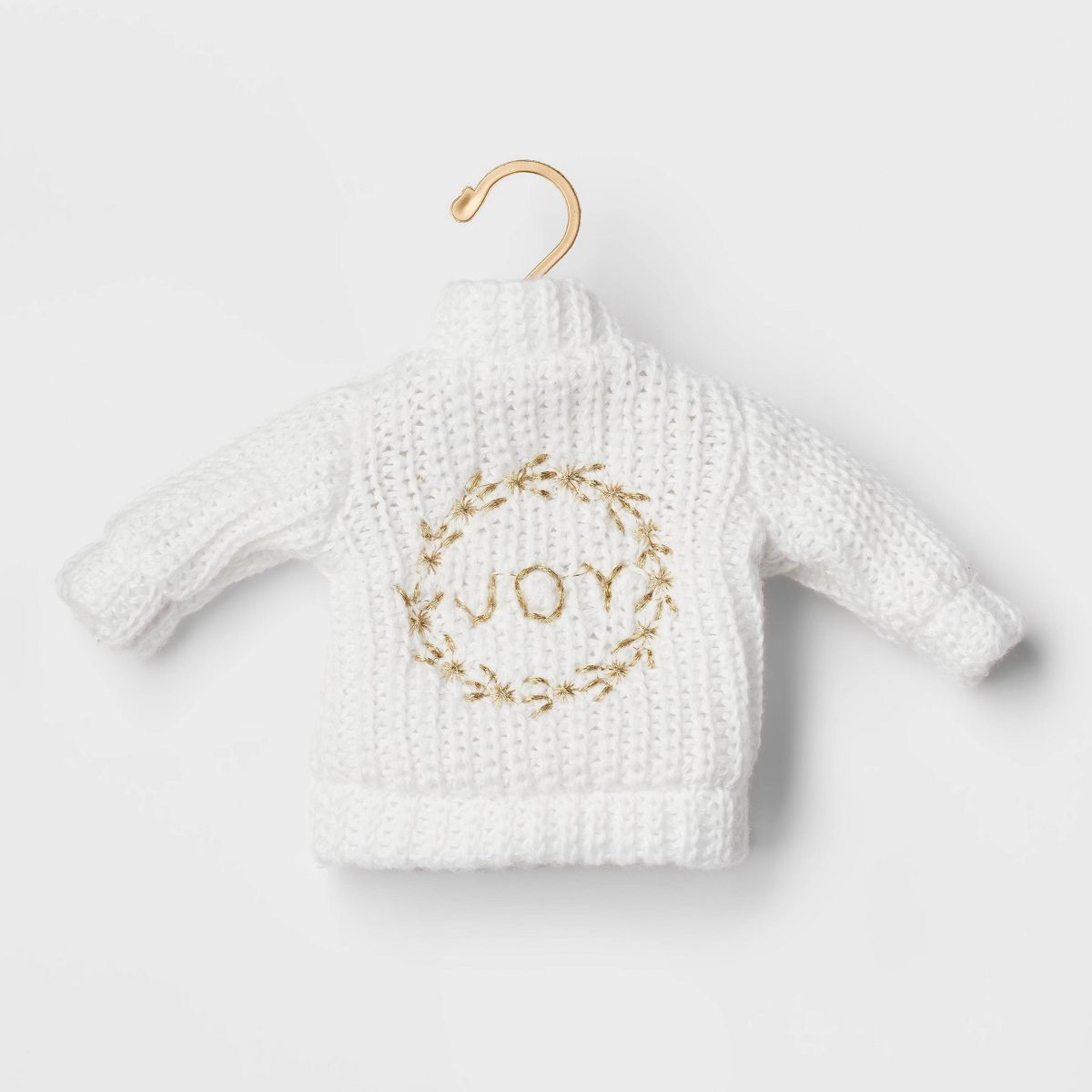 Knit 'Joy' Sweater Christmas Tree Ornament White - Wondershop™ | Target
