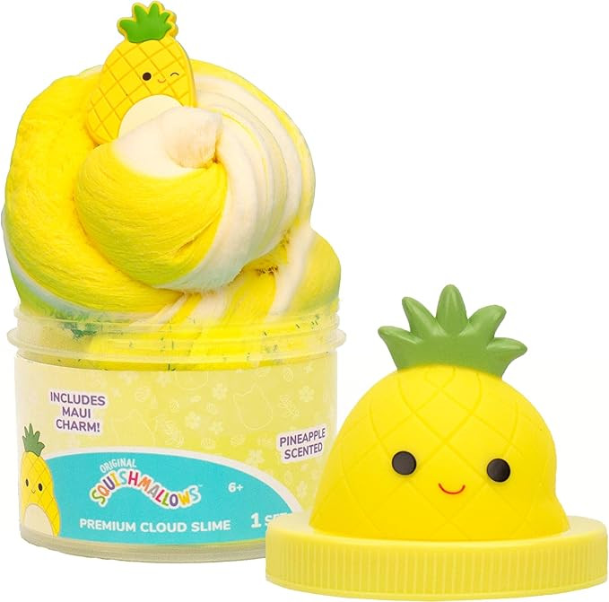 Original Squishmallows Maui Premium Cloud Slime - Limited Release, Pineapple Scent, 8 oz. Jar | Amazon (US)