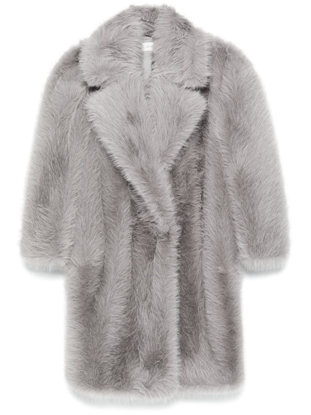 Sportmax faux-fur coat - Grey | Farfetch Global