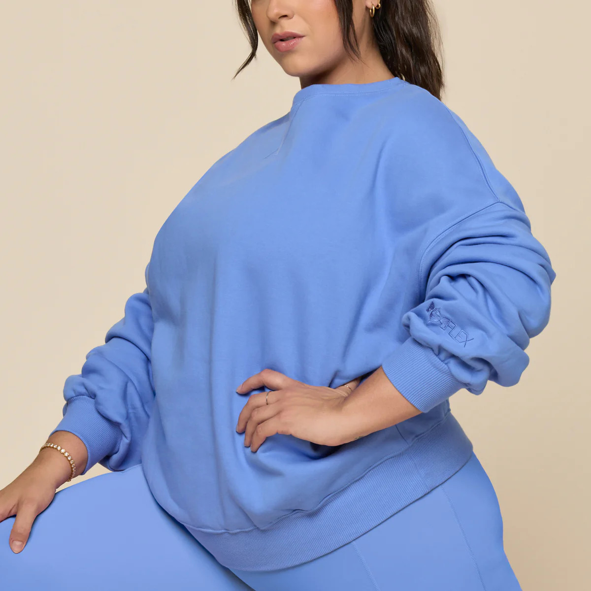 Cloud Crewneck Sweater - Nordic Blue | POPFLEX