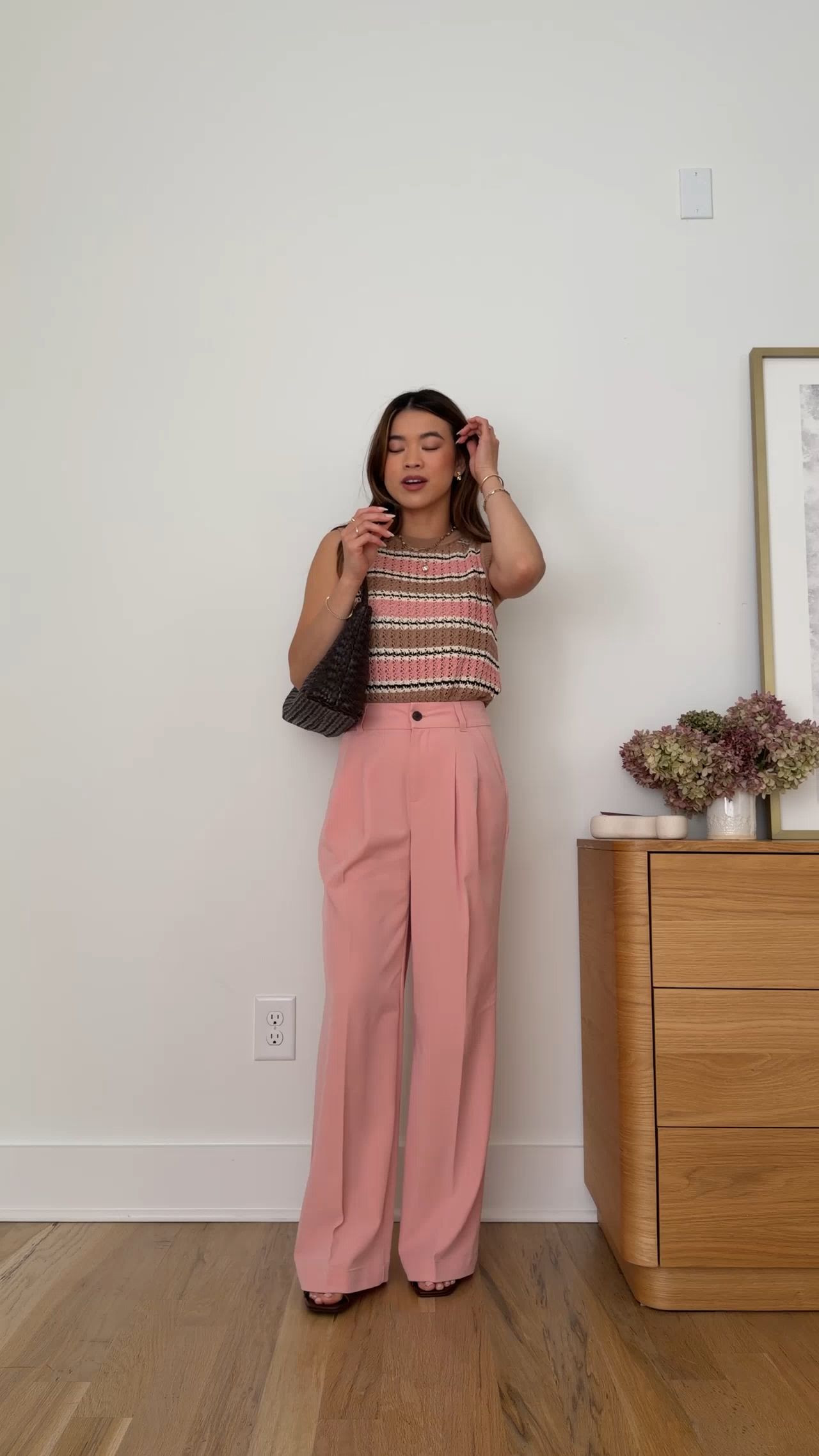 Sizing info:
•Top size XS
•Pants size XS in mellow rose

petite fashion, get dressed with me, outfit inspiration, ootd, nashville outfit, Nashville influencer, petite style, vacation style, casual outfits, mom style, petite pants, spring outfits, spring outfit info, spring pants, spring outfit idea, spring top, spring sweater, spring shoes, varley pants, sweater tank  
@Varley 
 

#LTKSeasonal #LTKootd #LTKPetite