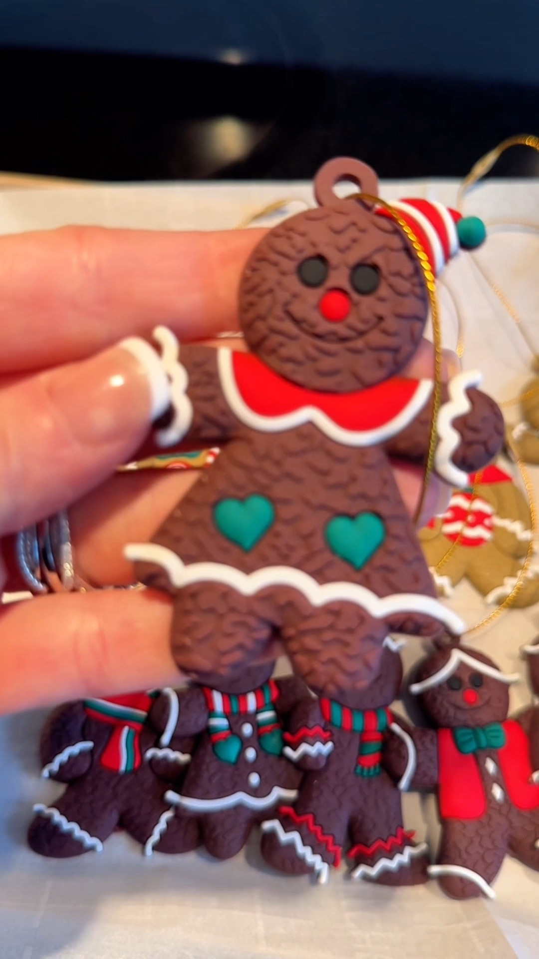 Calling all toddler moms who are picking every broken bulb up, gating the christmas tree, or fighting for your life every single night! They cannot break these! They are adorable little gingerbread men and I am obsessed! 

#LTKHoliday #LTKBaby #LTKmomlife