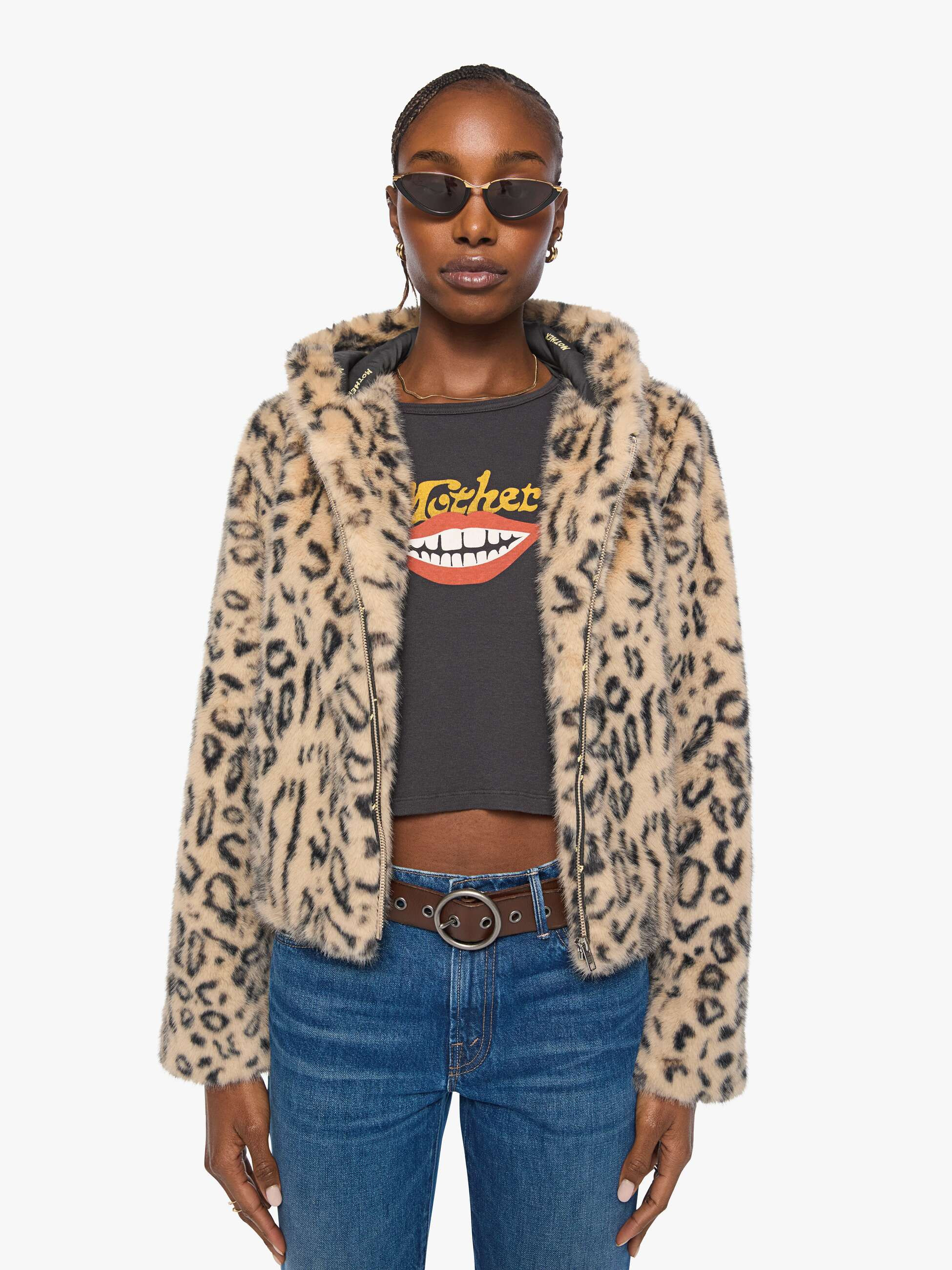 The Hooded Polar Opposite - Spotted Counter Culture | Mother Denim