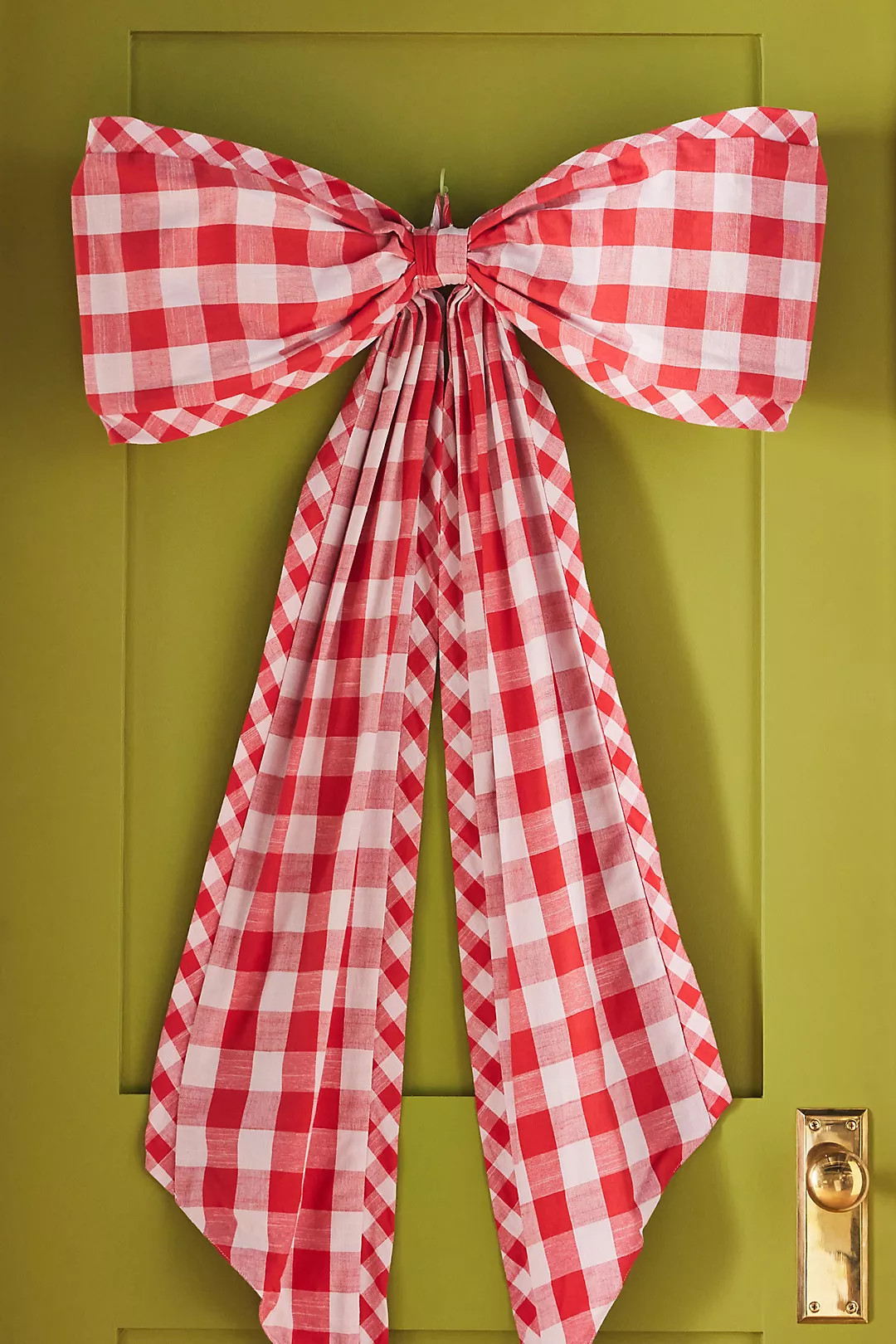 Gingham Bow Tree Topper | Anthropologie (US)