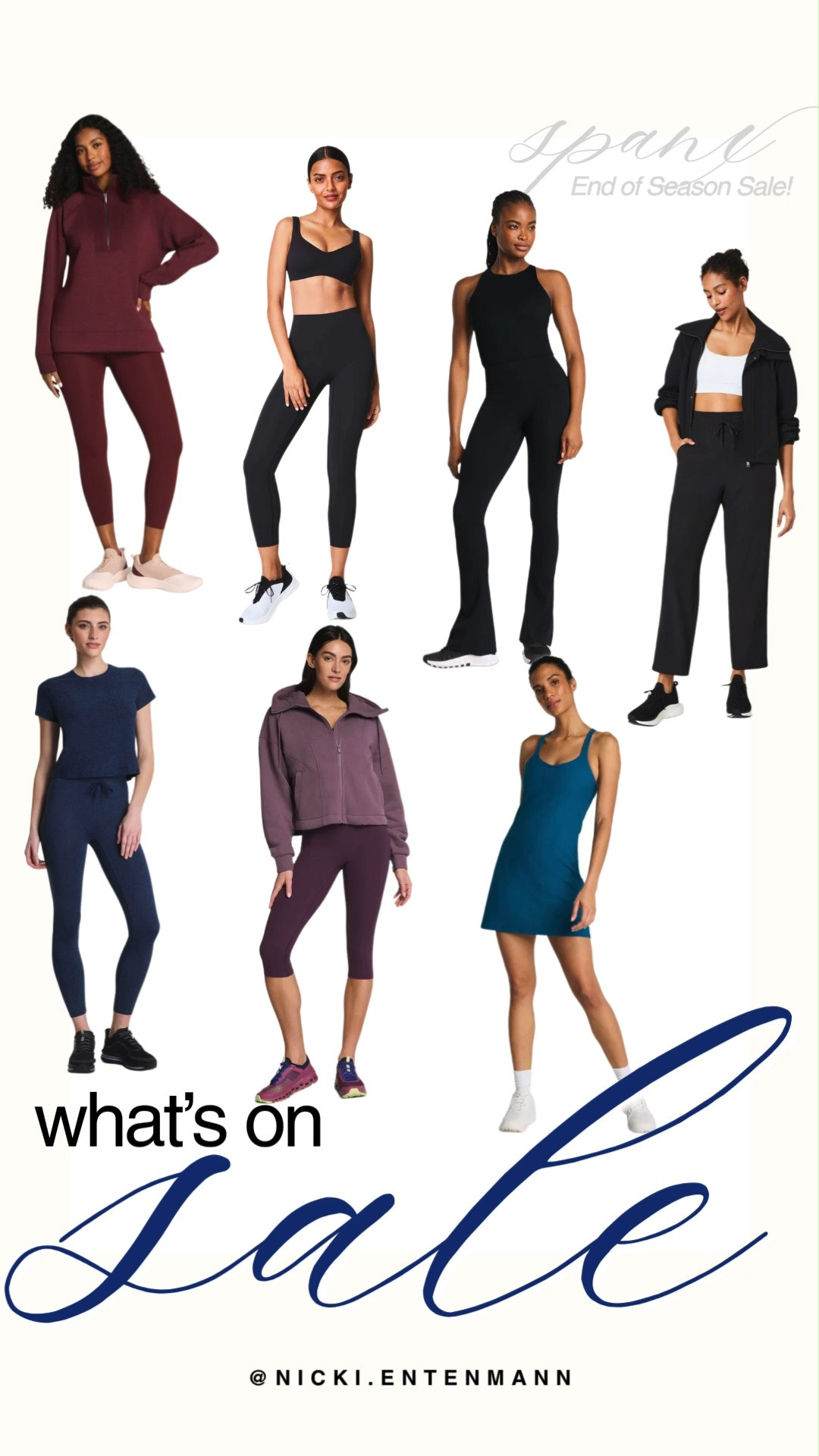 Upgrade your activewear with incredible finds from the Spanx end of season sale. This curated lineup features top-tier athletic essentials, including a vibrant teal tennis dress, sleek flared jumpsuits, cozy matching lounge sets, and sculpting high-waisted leggings. Stock up on ultra-comfortable layering pieces like quarter-zip pullovers and oversized zip-up hoodies in gorgeous rich tones of plum, burgundy, and classic black.

#spanx #spanxstyle #salealert #activewear #athleisure #workoutgear #loungewear #casualchic #everydayoutfit #shoppinghaul 

 #LTKfitnessgoals #LTKActive #LTKSaleAlert