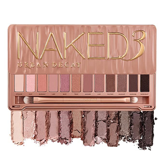 Urban Decay Naked3 Eyeshadow Palette, 12 Versatile Rosy Neutral Shades for Every Day - Ultra-Blen... | Amazon (US)