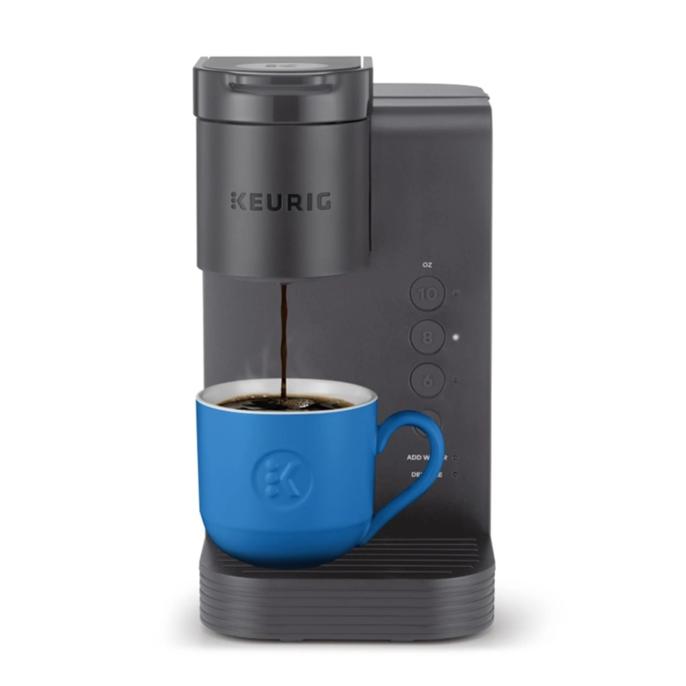 Keurig K-Express Essentials Matte Gray Single-Serve K-Cup Pod Coffee Maker - Walmart.com | Walmart (US)