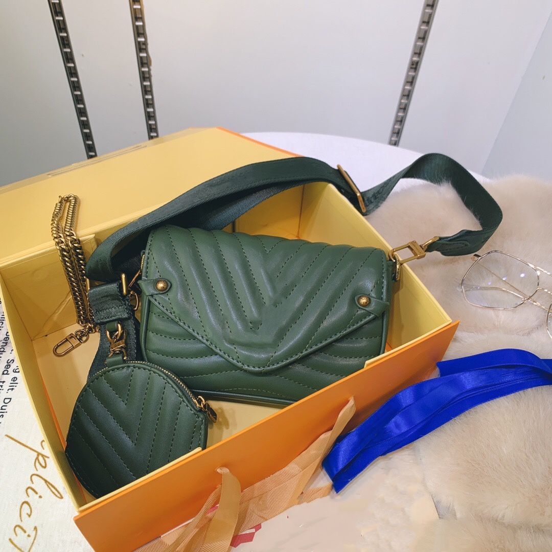 Rivert New Wave Multi Pochette 4 Different Colors Soft Leather Lady Multiple Composite Bag Quilte... | DHGate