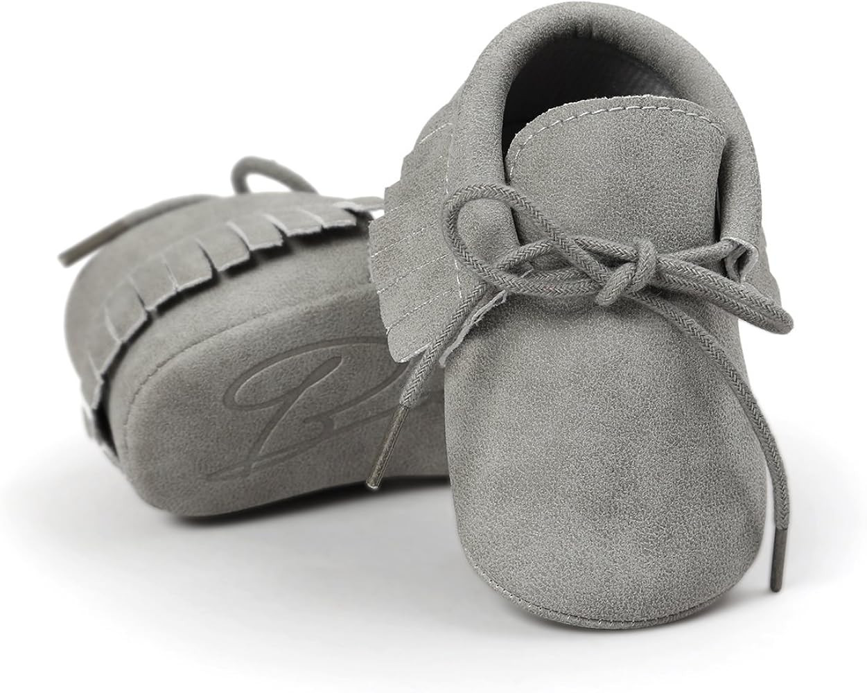 Baby Boys Girls Moccasins Sneakers Soft Sole Tassels Prewalker Anti-Slip Shoes | Amazon (US)