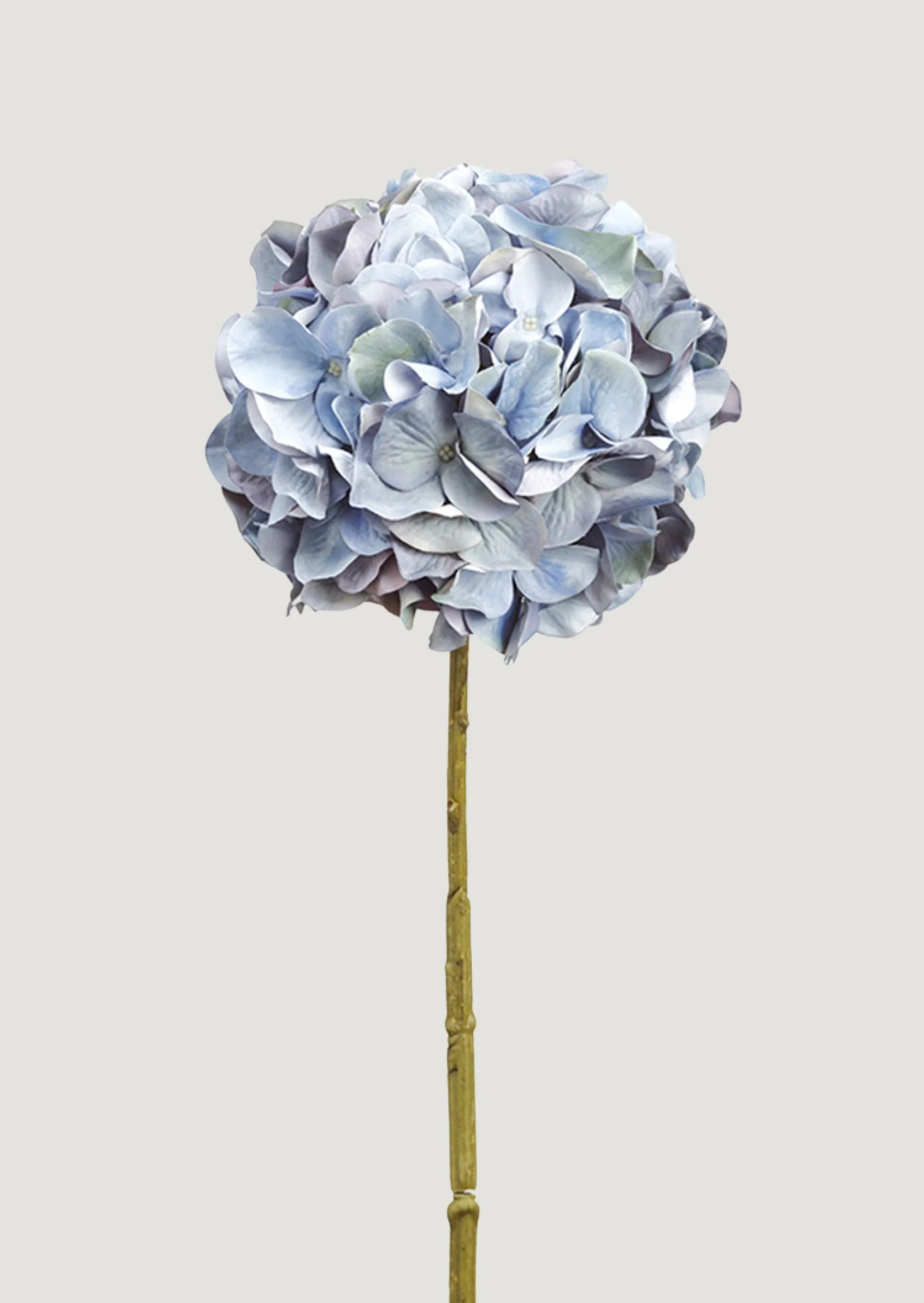 Artificial Hydrangea Blooming Flower in Blue - 21" | Afloral