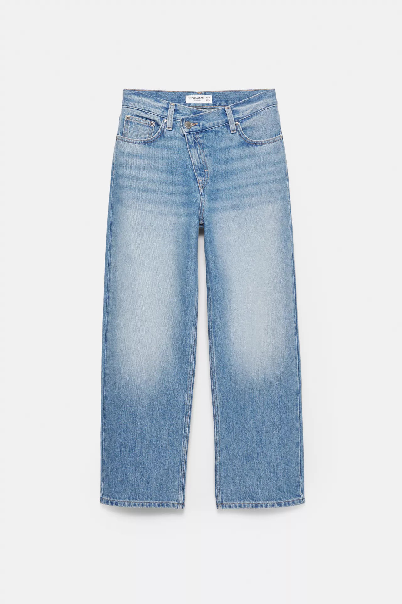 Jean droit taille croisée | PULL and BEAR FR