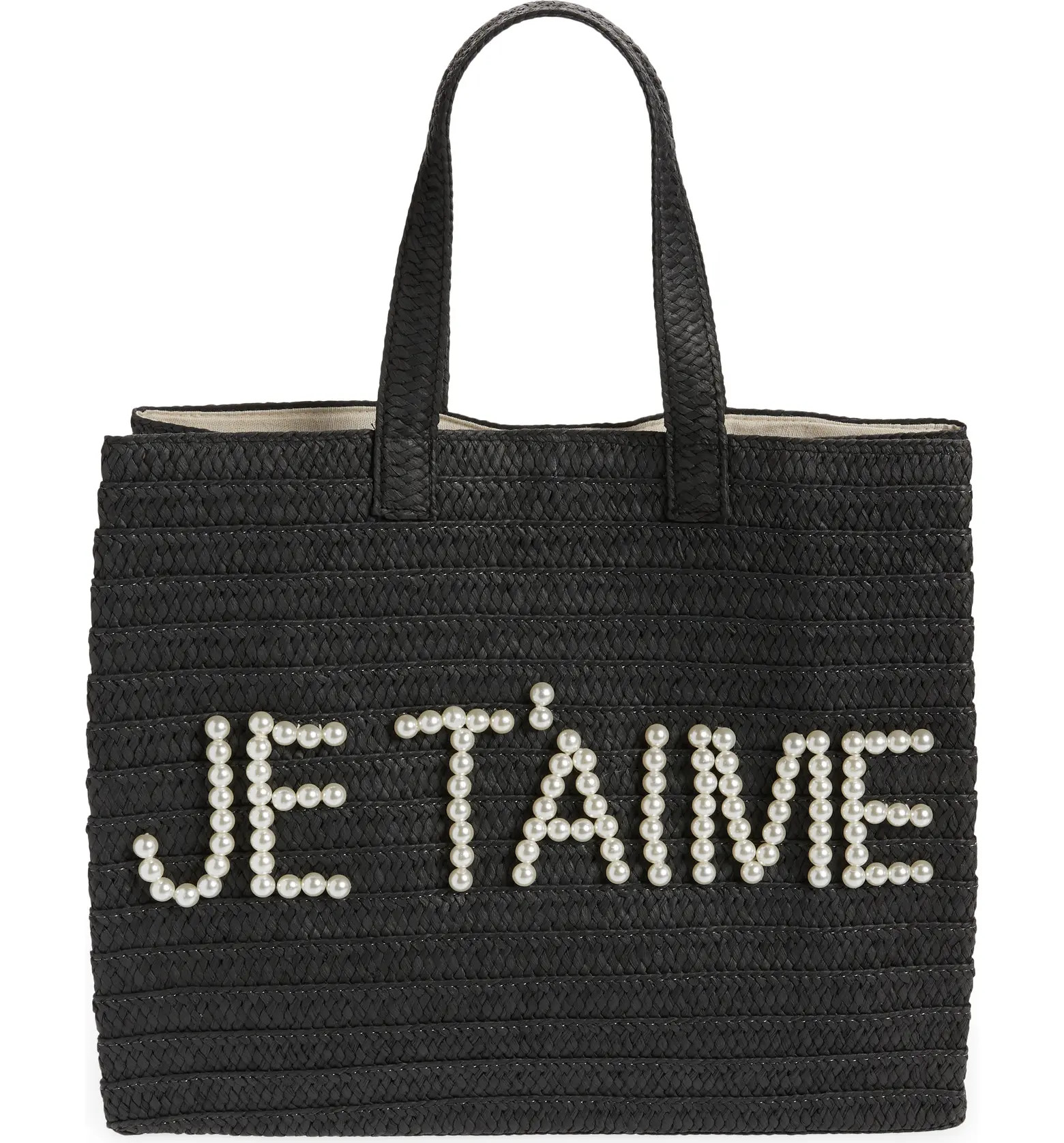 btb Los Angeles Je T-aime Straw Tote | Nordstrom | Nordstrom