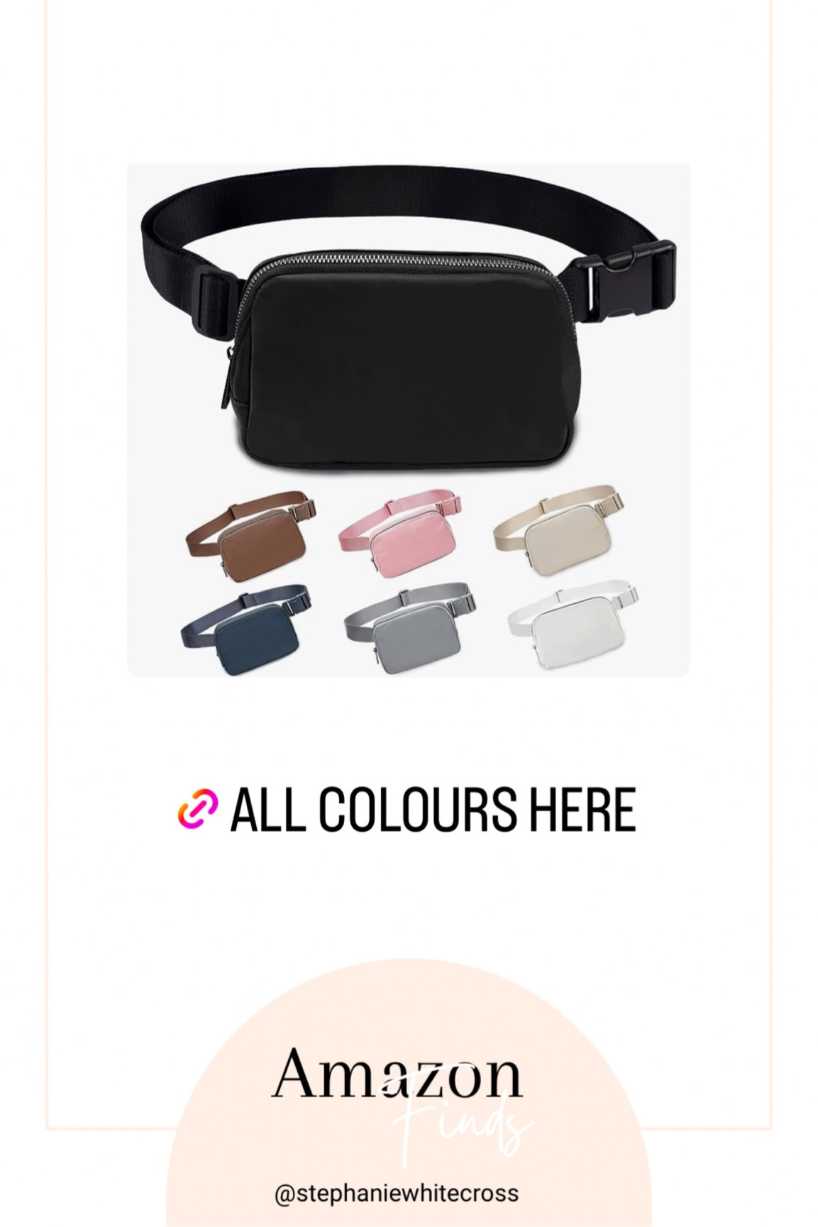 Crossbody zip bag, zip fanny pack, zip bumbag, Lululemon dupe

#LTKfitness #LTKunder50 #LTKeurope