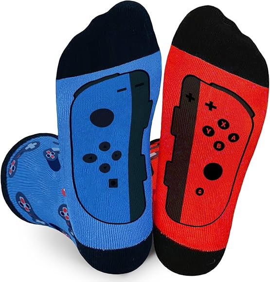 Gamer Socks Gift For Teenage Boys,Fathers Day Dad Gifts For Men,Gifts For Son,Men,Dad,Husband | Amazon (US)