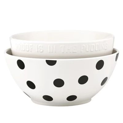 kate spade new york All In Good Taste Deco Dot Mixing Bowls (Set of 2) | Bed Bath & Beyond