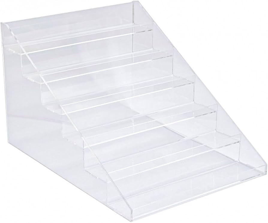 Expositor e Organizador em Acrílico com 6 Degraus | Amazon (BR)