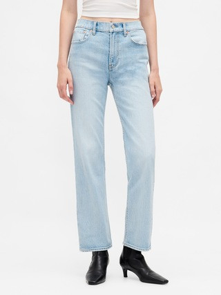 High Rise '90s Slim Straight Crop Jeans | Gap (US)