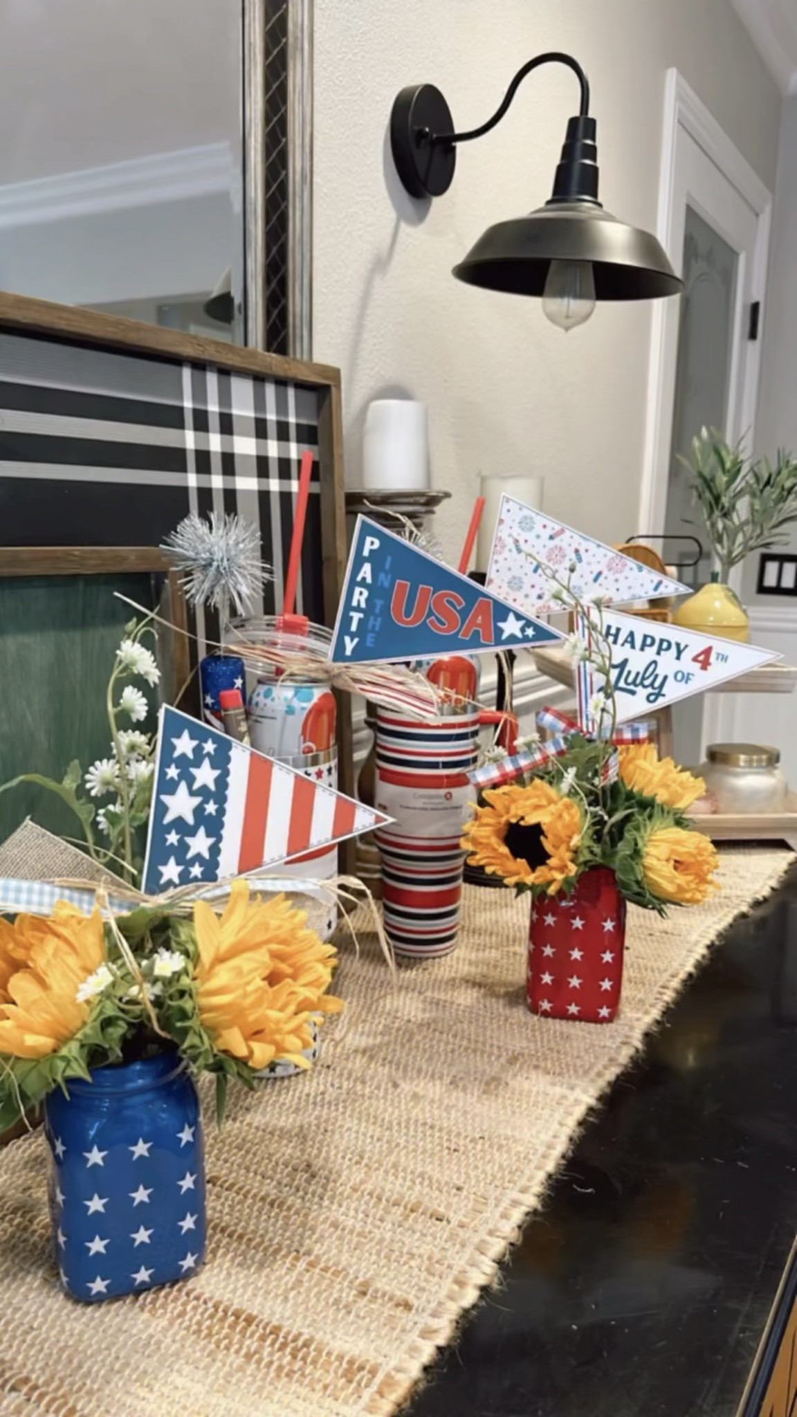 4th of July DIY Decor & Gift Ideas! Print the Pennant flags at home. Cut out & add to gifts or use as decor! So cute, fun & festive!🇺🇸❤️

#LTKstorytime #LTKSeasonal #LTKHome