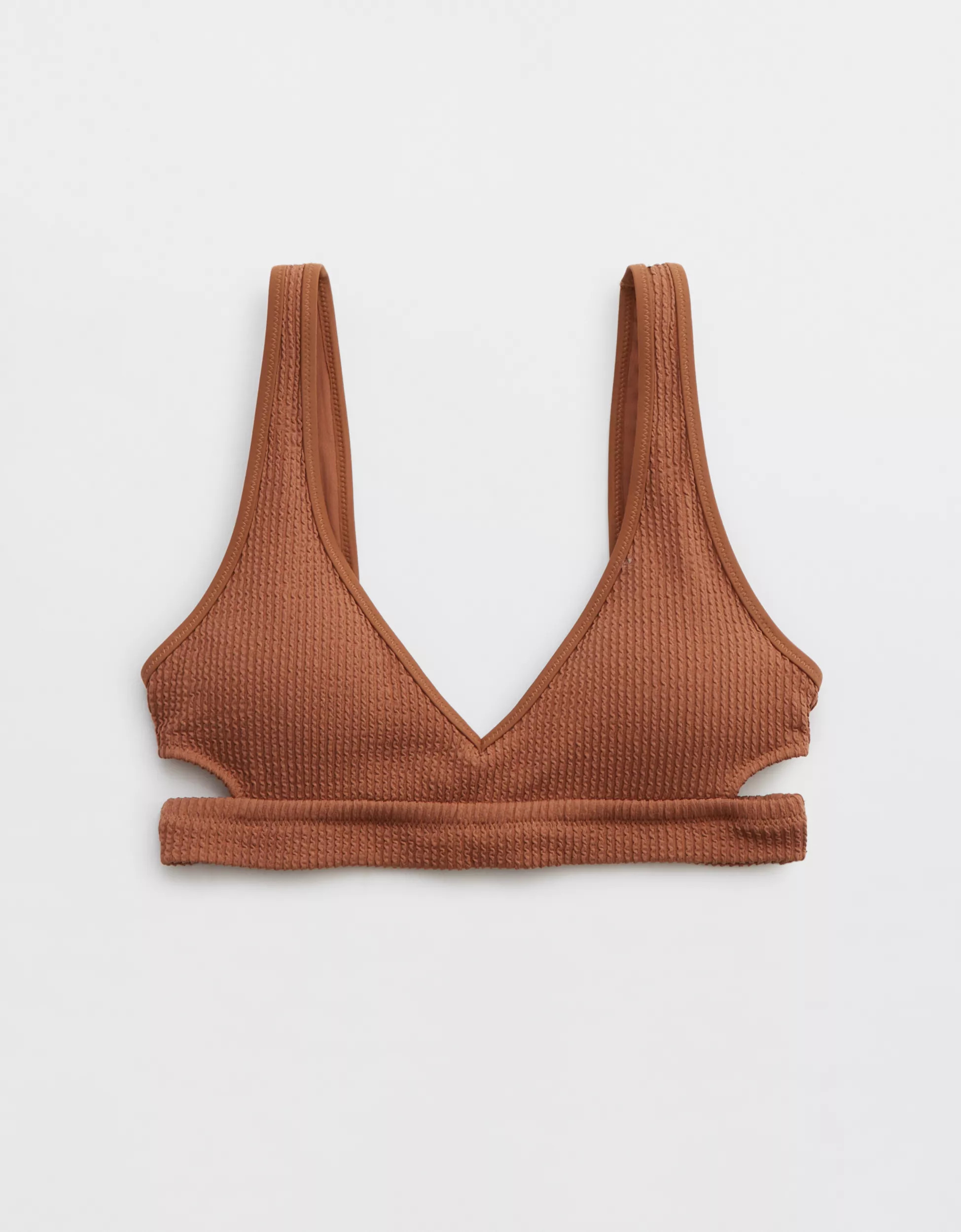 Aerie Crinkle Voop Cutout Bikini Top | Aerie