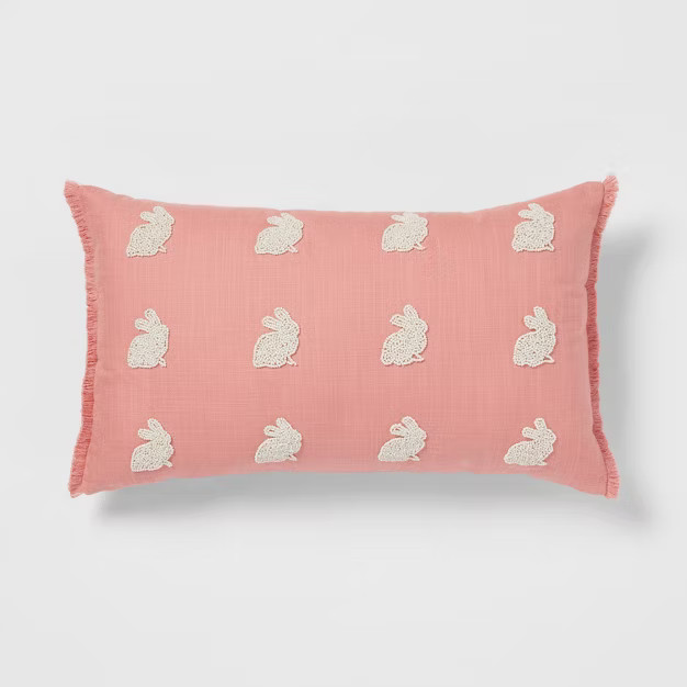 Beaded Bunny Throw Pillow - Threshold™ | Target