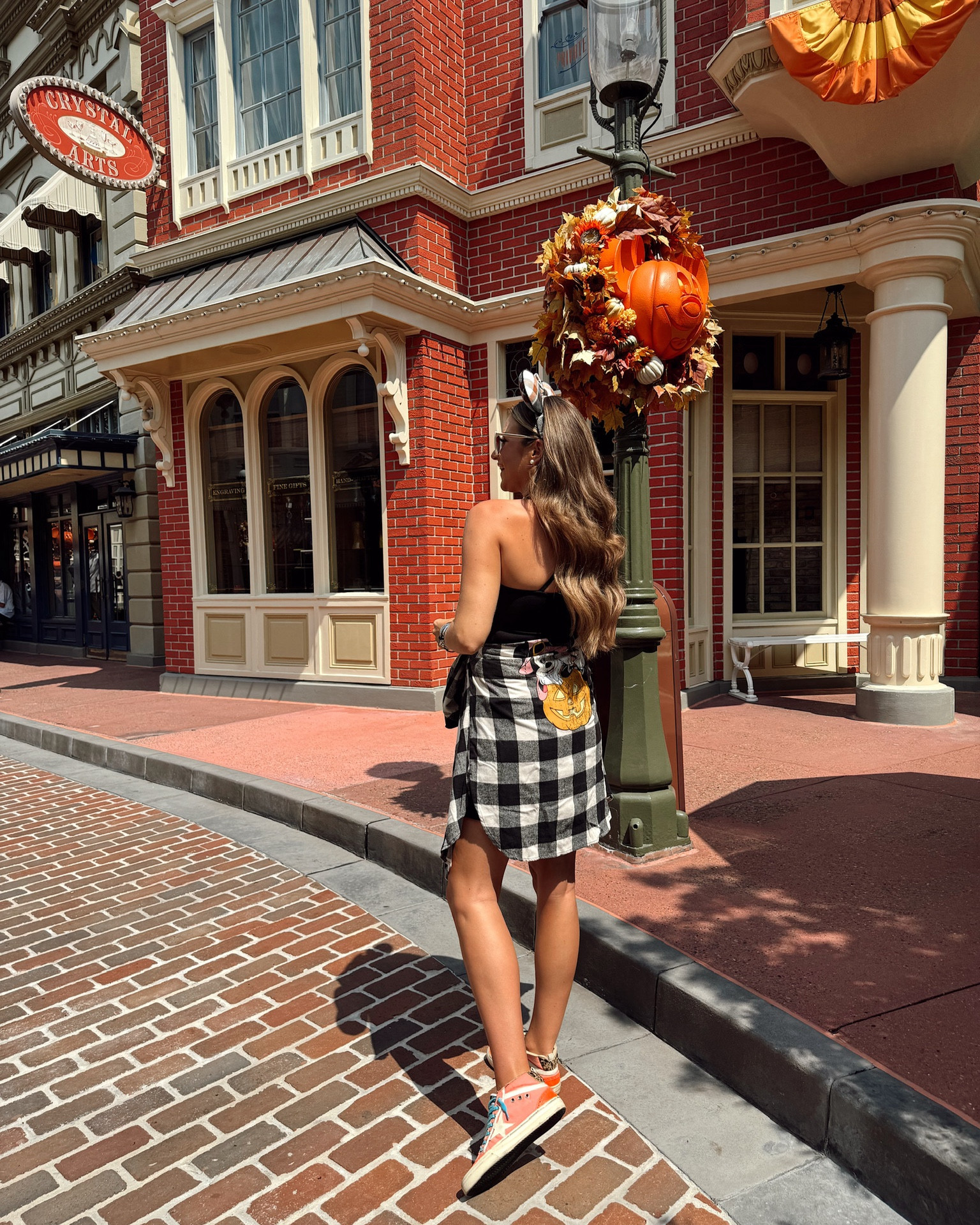 Fall / Halloween Disney outfit - Etsy flannel and plaid ears, Amazon bag with iron on patches & small maternity tennis dress. Mickey not so scary 

#LTKSeasonal #LTKStyleTip #LTKBump