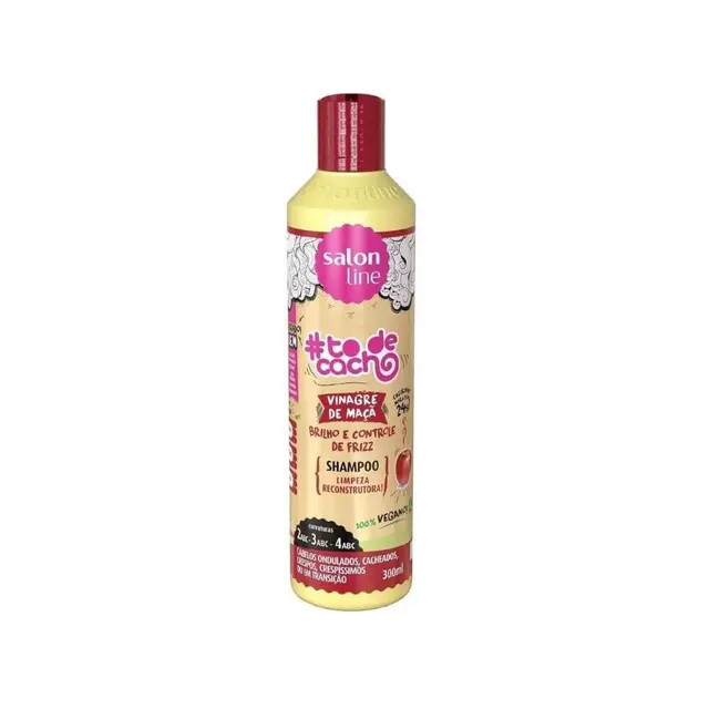 SALON LINE TO DE CACHO SHAMPOO VINAGRE MAçã 300ML | Droga Raia | DrogaRaia (BR)