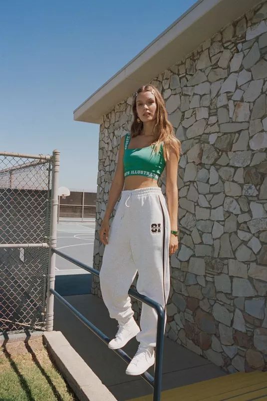 Sports Illustrated Embroidered Graphic Joggers | Nasty Gal (US)