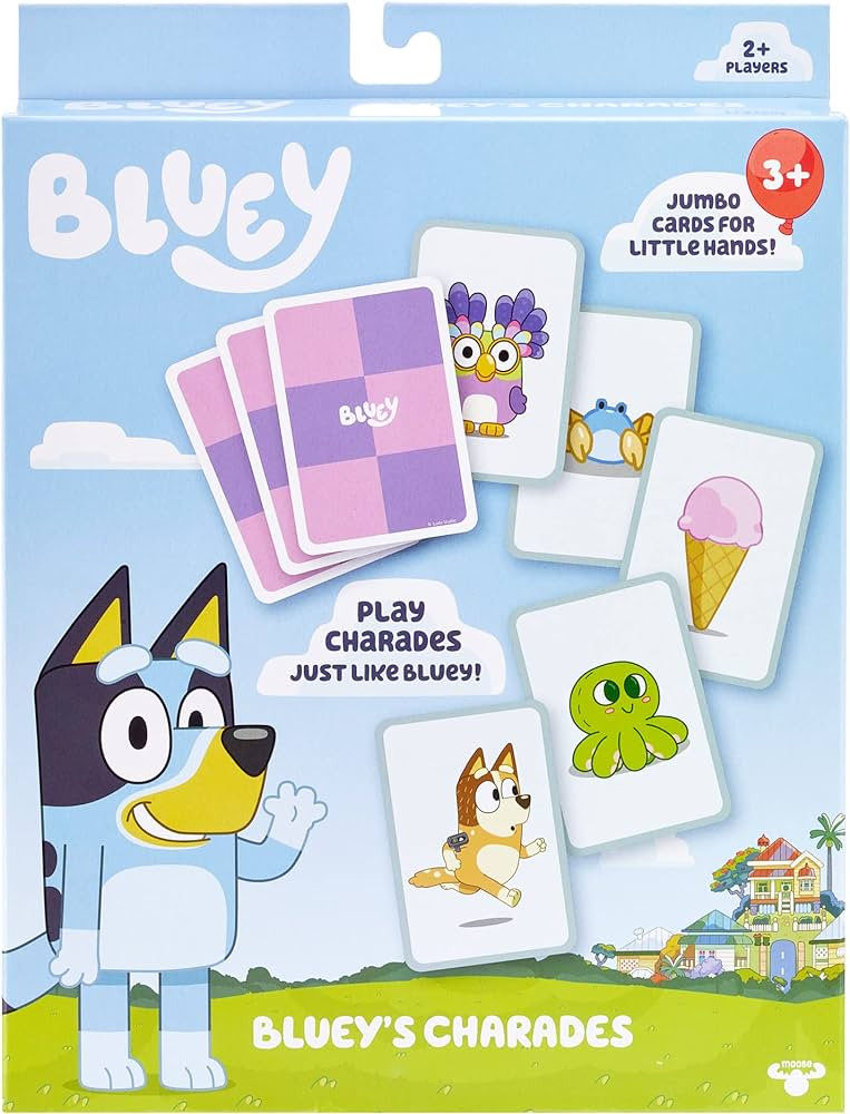 Bluey CHARADES Game, Multicolor (17168) | Amazon (US)