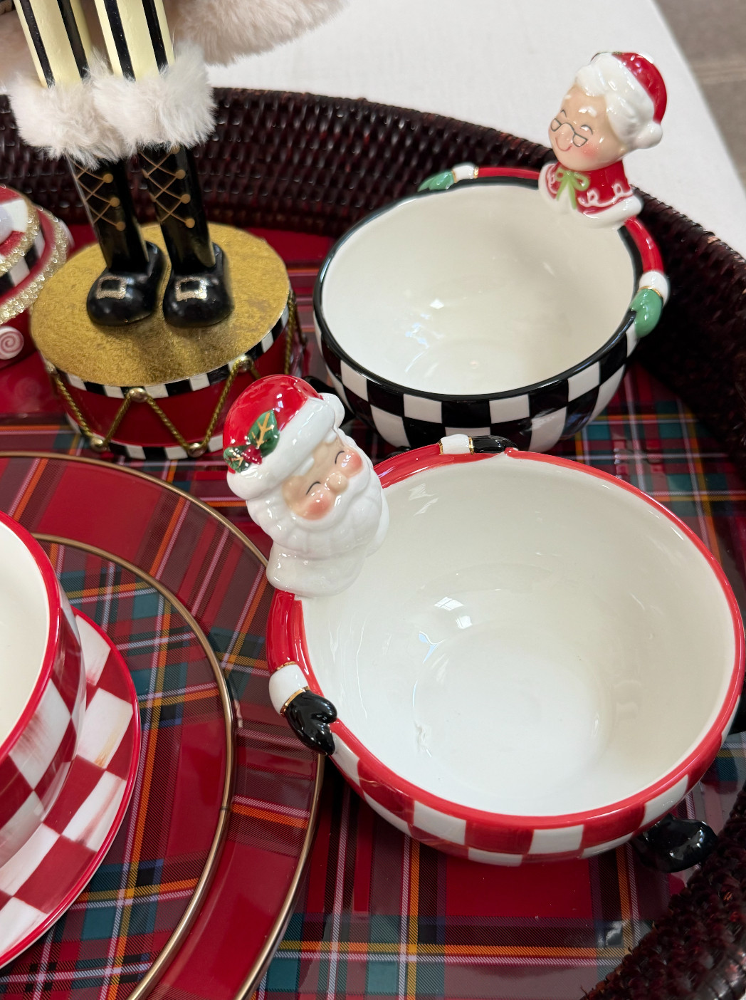 How cute are these Ceramic Snack Bowls? Code: CORTNEY20 for 20% off today! 

holiday l MacKenzie Childs l christmas 

 