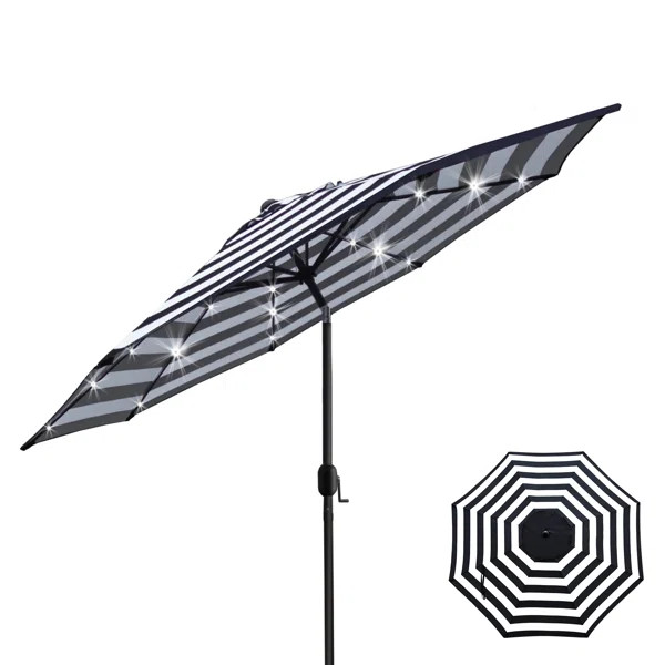Balkar 108'' Lighted Market Umbrella | Wayfair North America